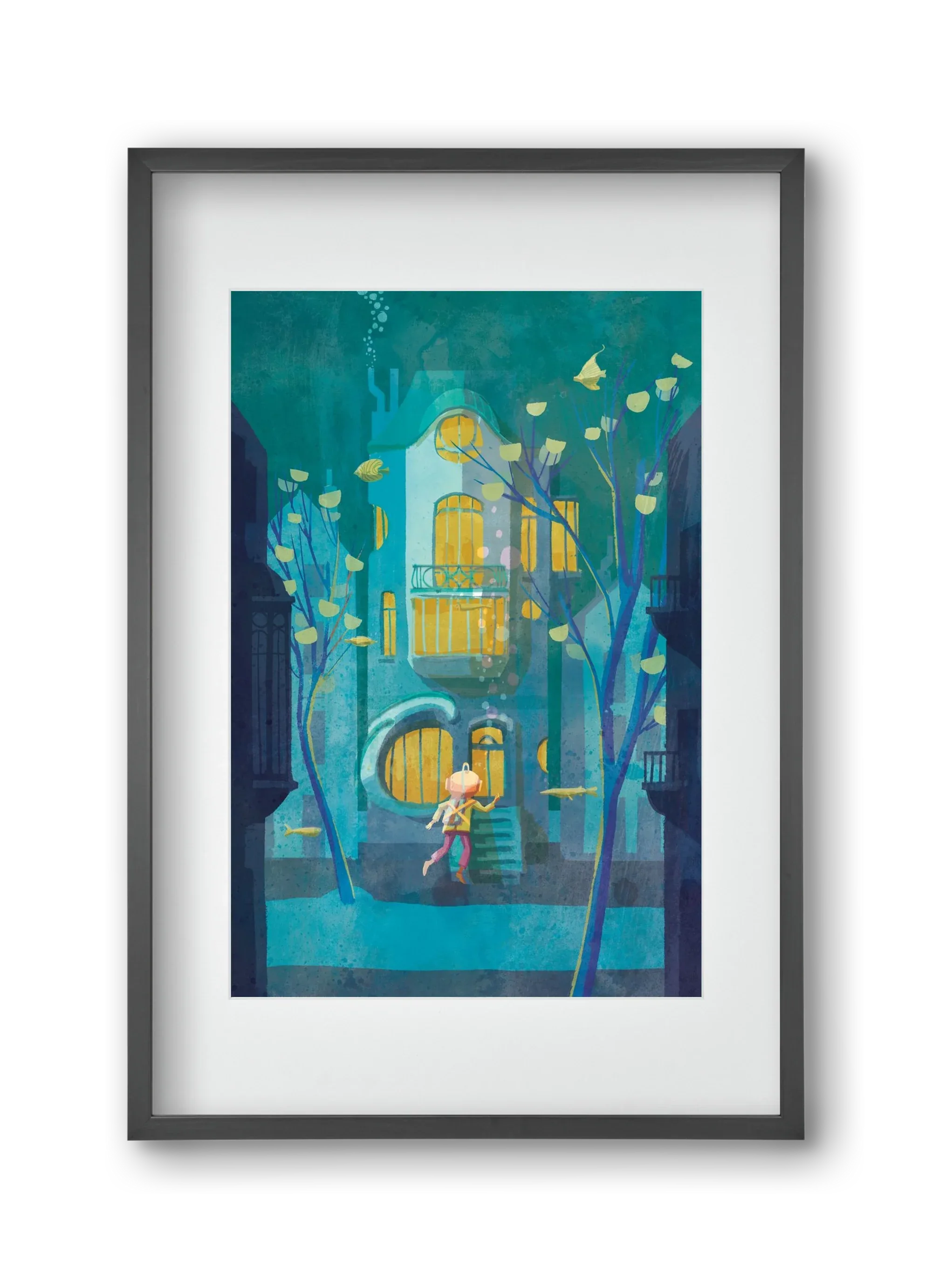 House under water - artbridge