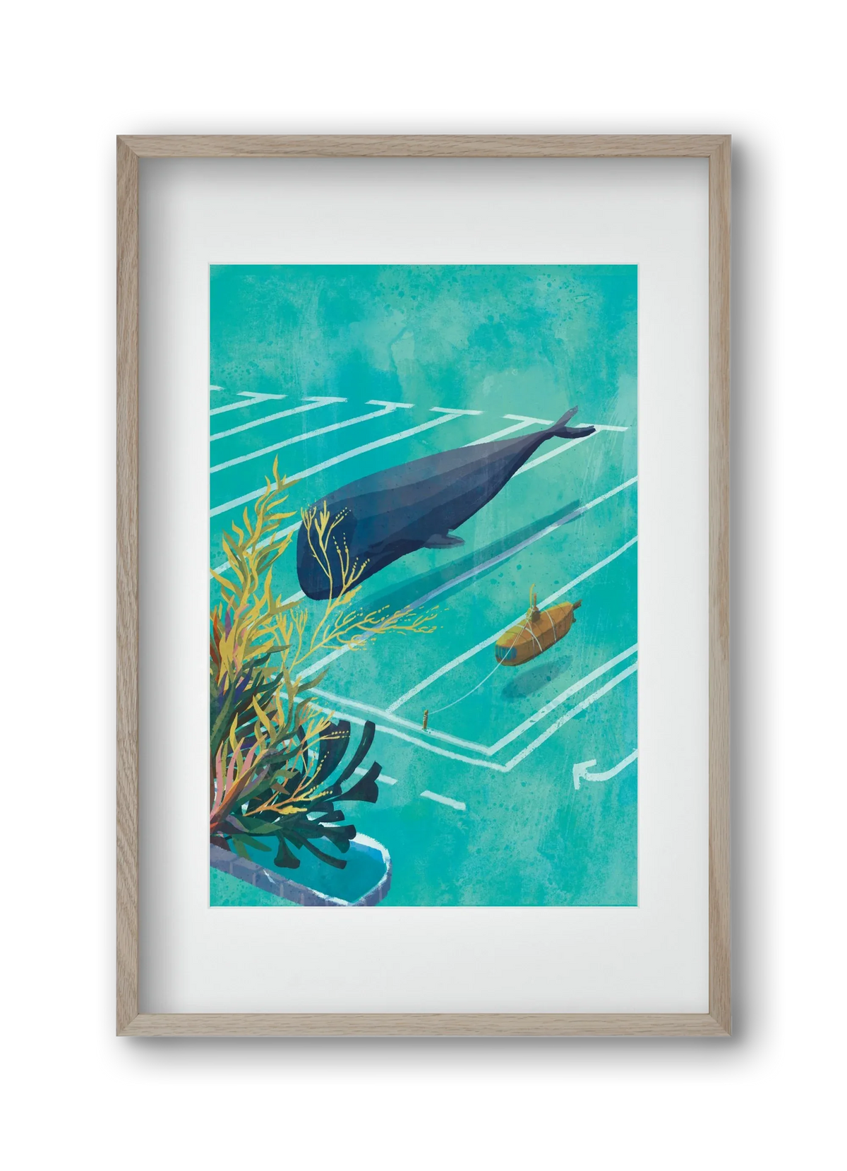 Whale in the parking lot - artbridge