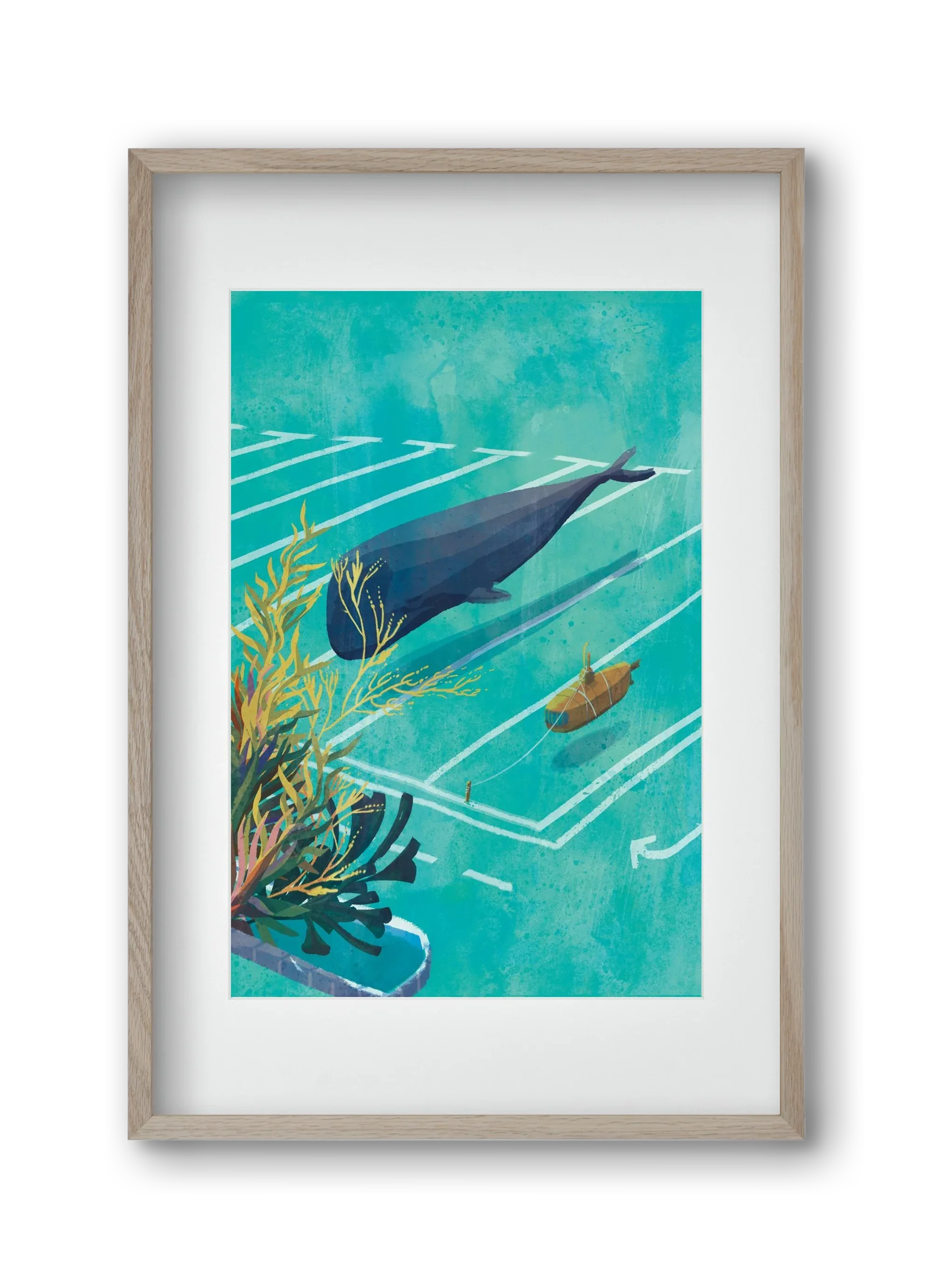 Whale in the parking lot - artbridge