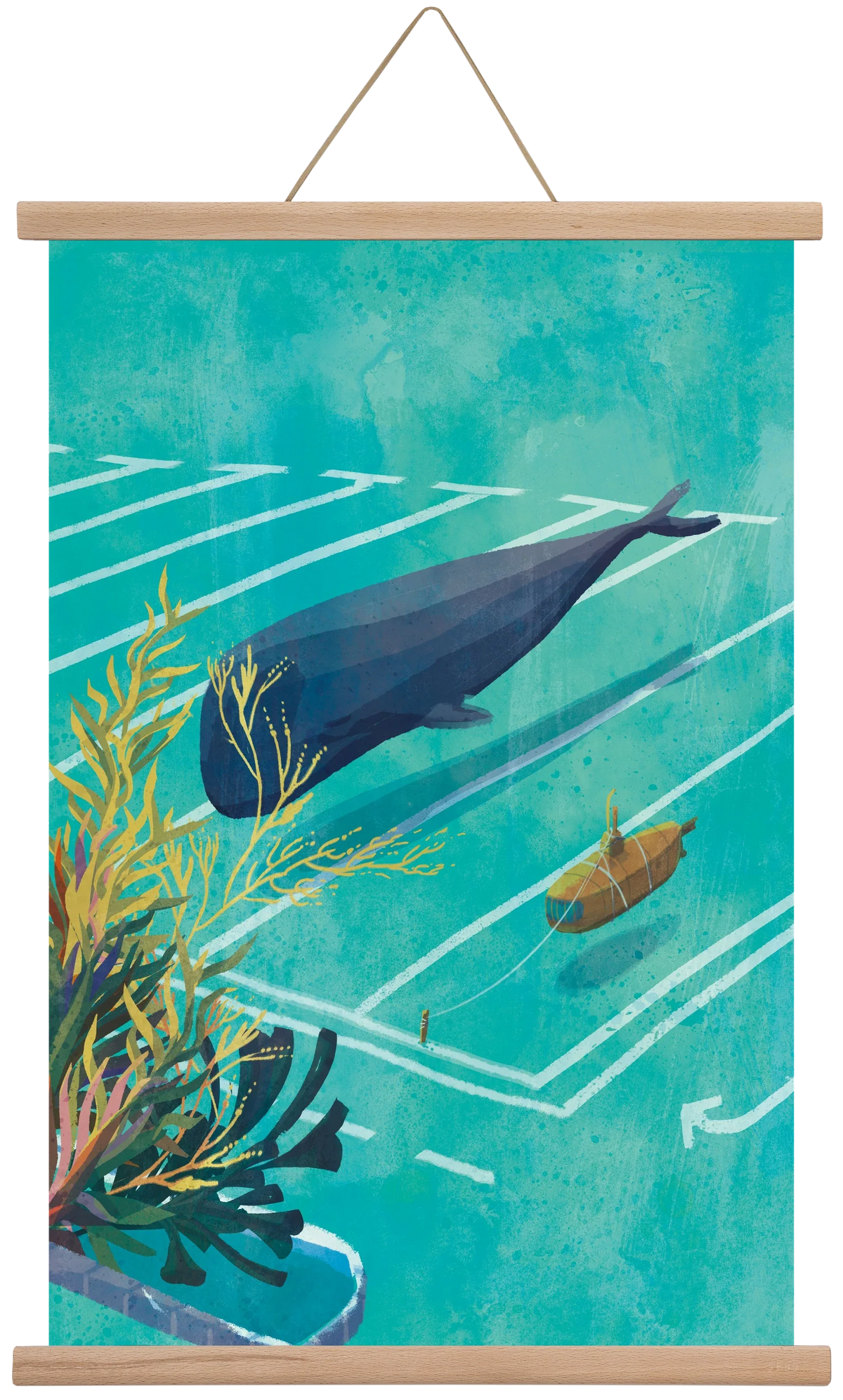 Whale in the parking lot - artbridge
