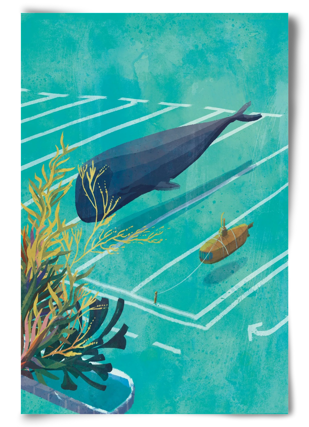 Whale in the parking lot - artbridge