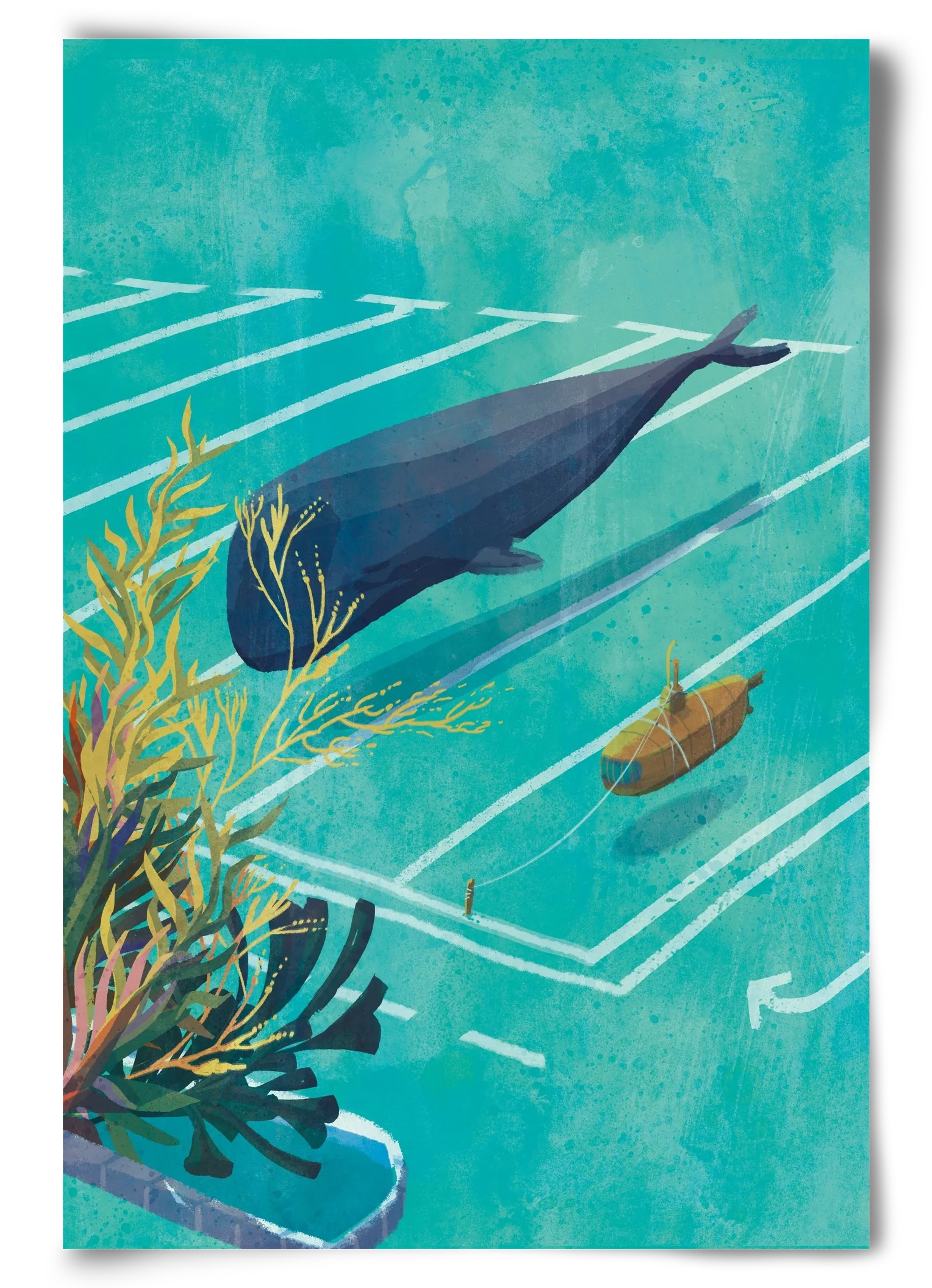 Whale in the parking lot - artbridge