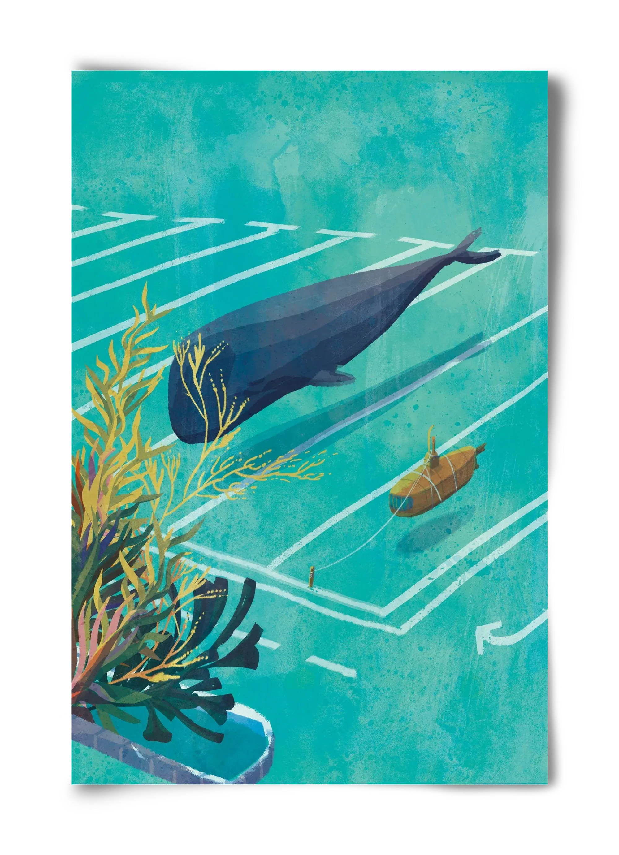 Whale in the parking lot - artbridge