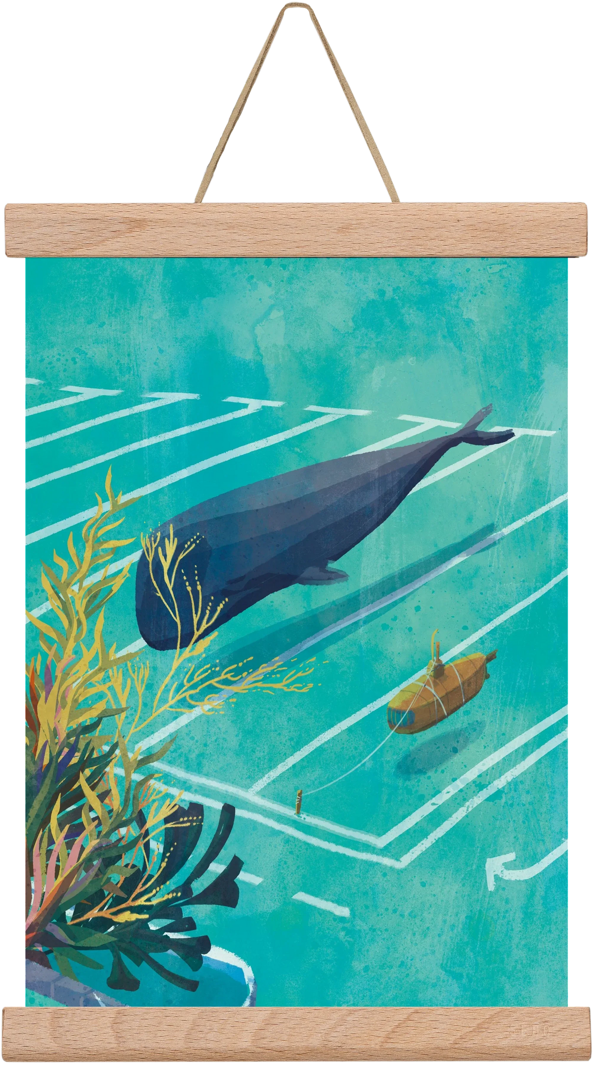 Whale in the parking lot - artbridge