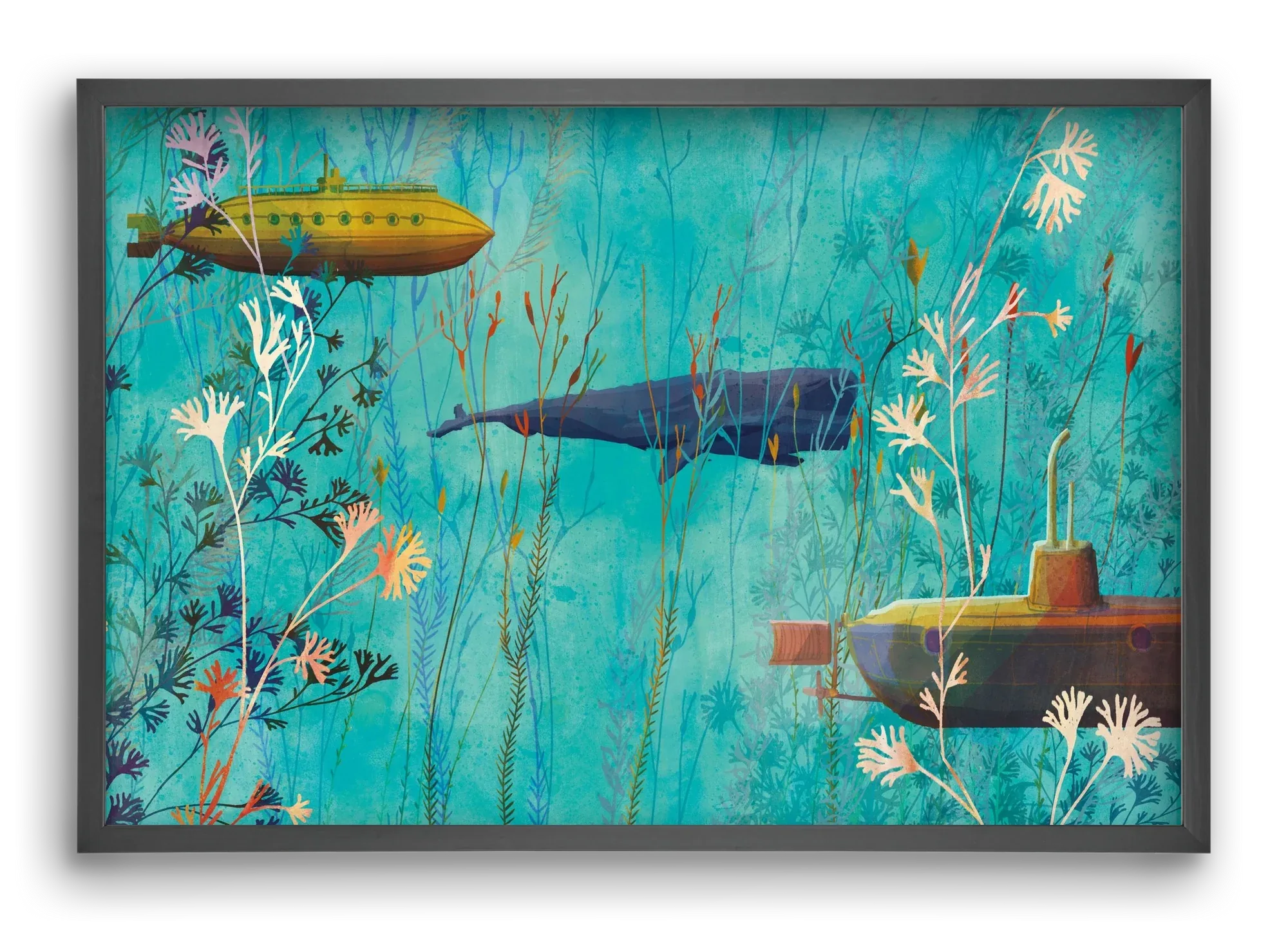 Whales and submarines - artbridge