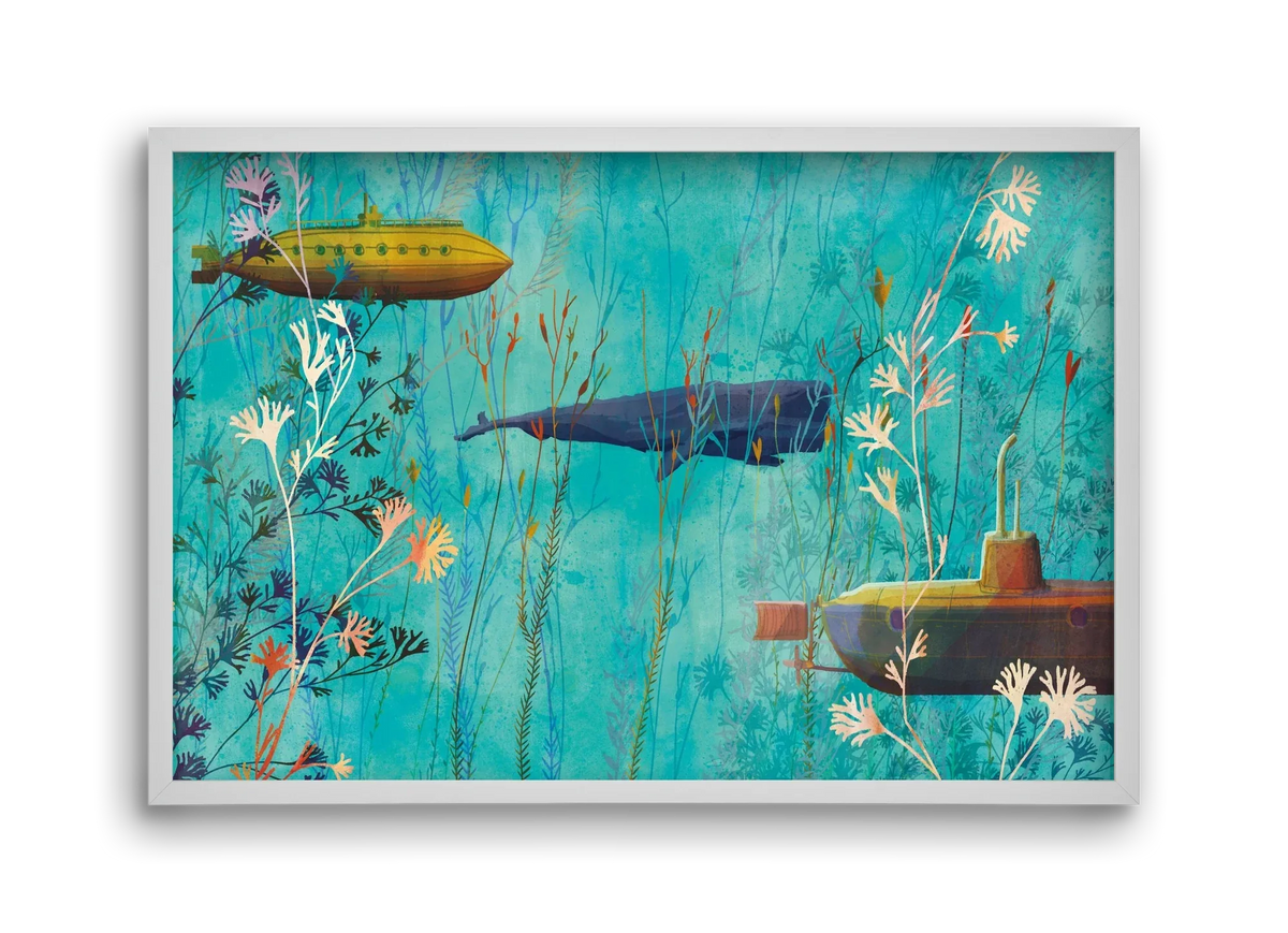 Whales and submarines - artbridge
