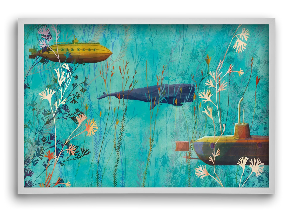 Whales and submarines - artbridge