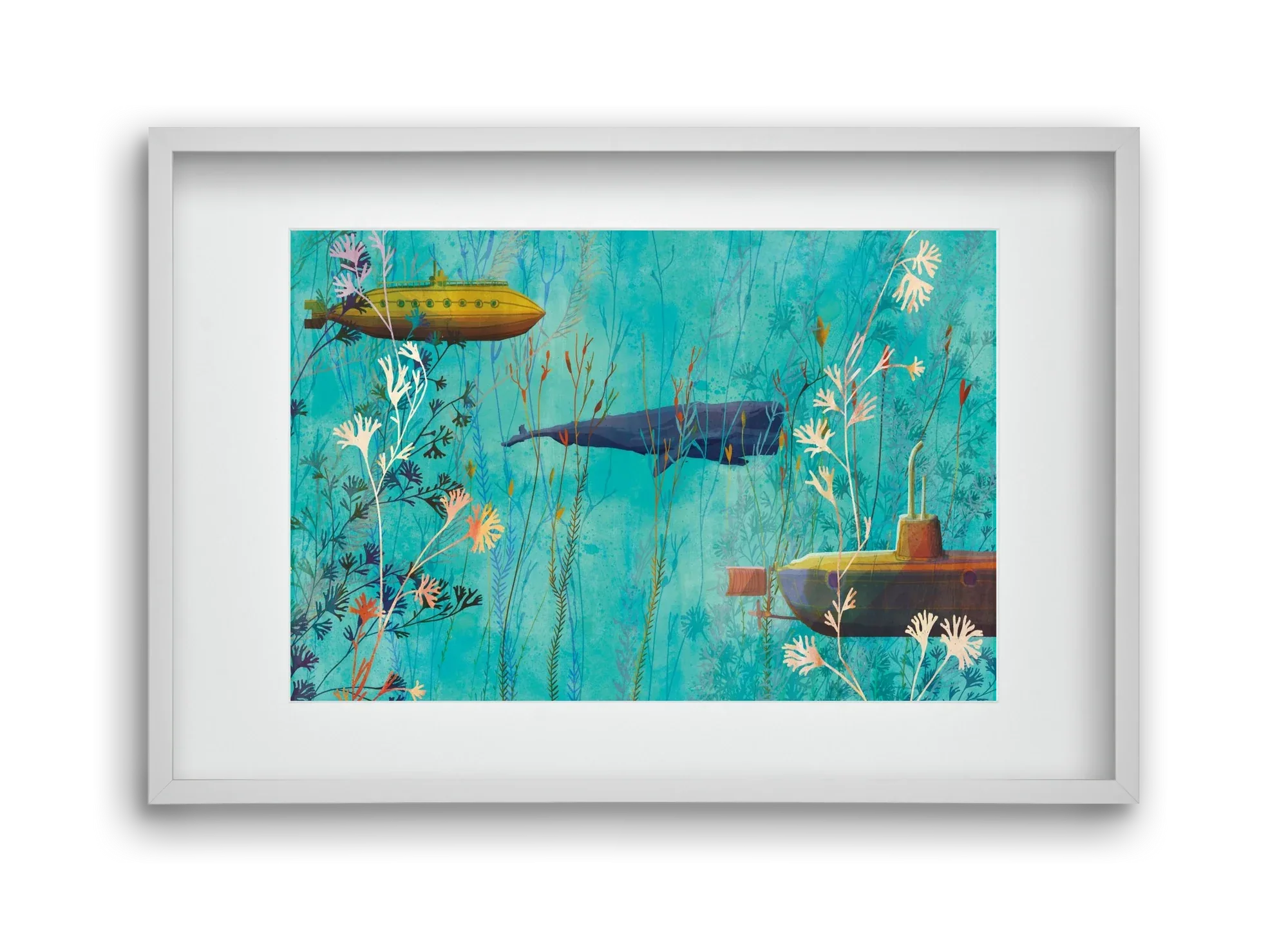 Whales and submarines - artbridge