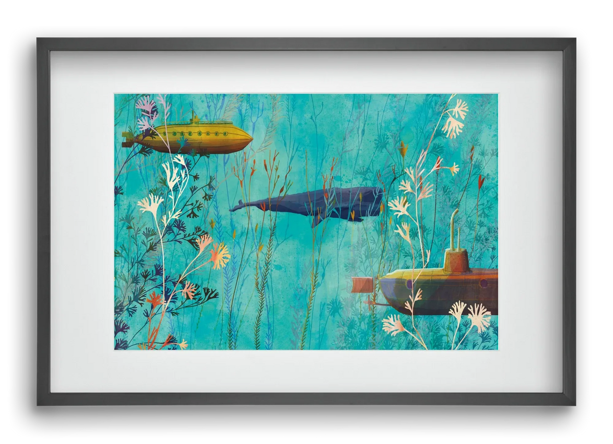 Whales and submarines - artbridge