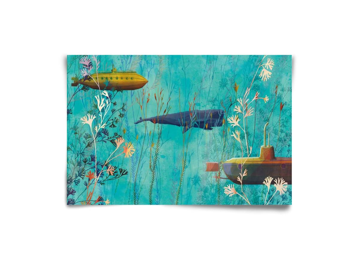 Whales and submarines - artbridge
