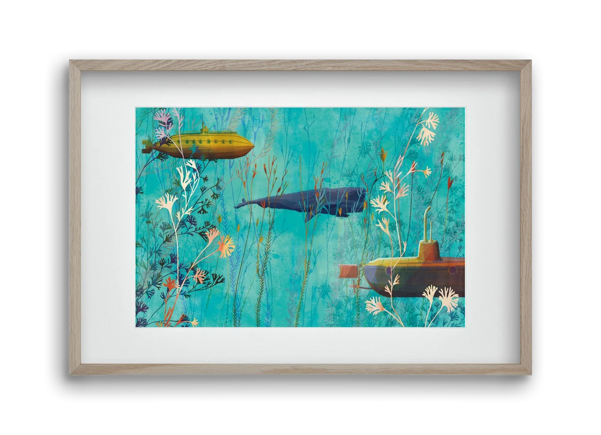 Whales and submarines - artbridge