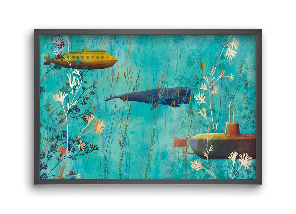 Whales and submarines - artbridge