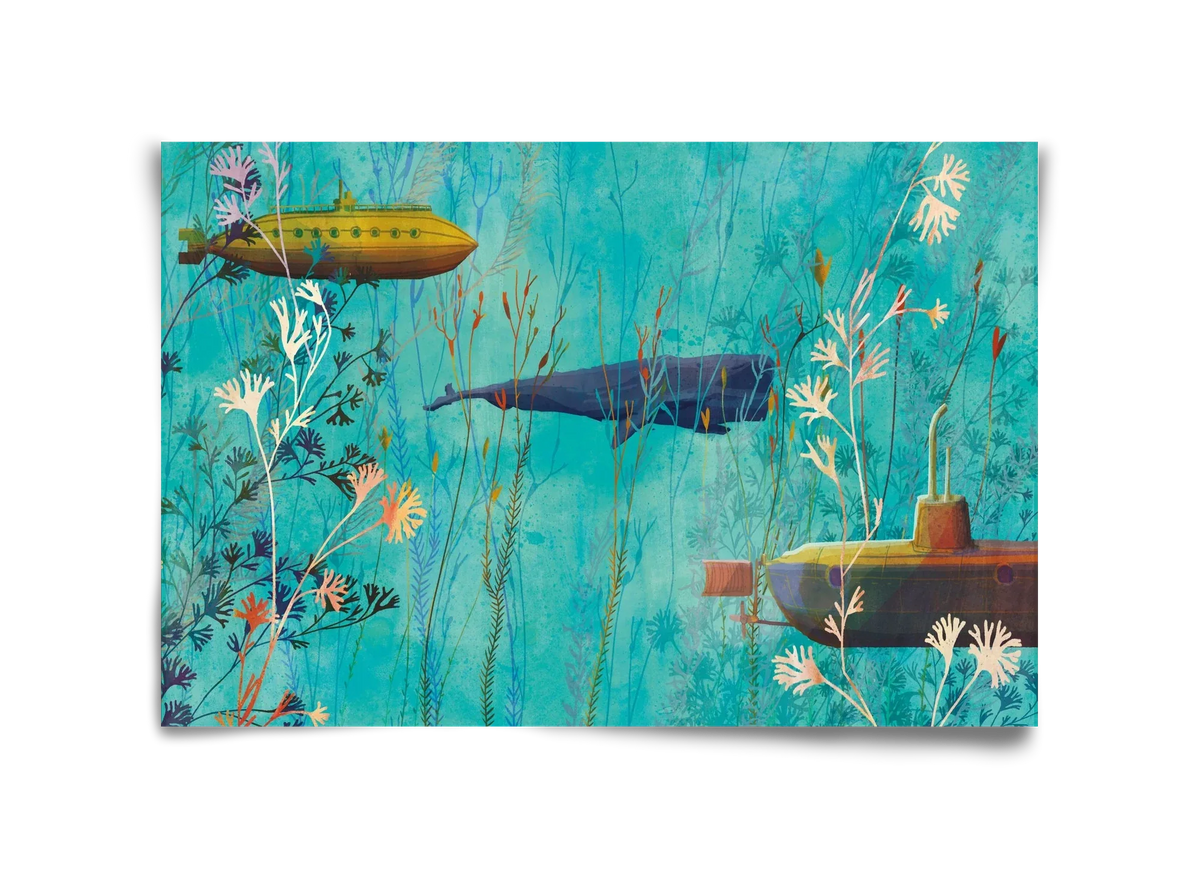 Whales and submarines - artbridge