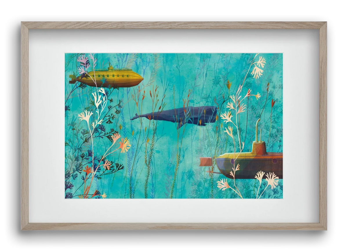 Whales and submarines - artbridge