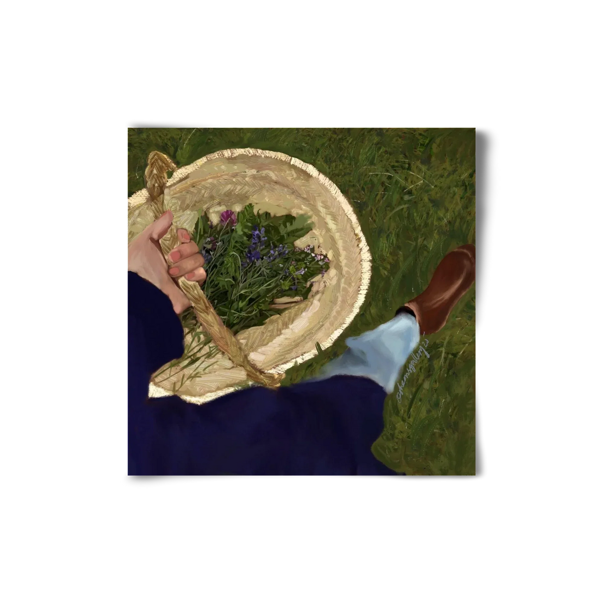 A BASKET OF FLOWERS - artbridge