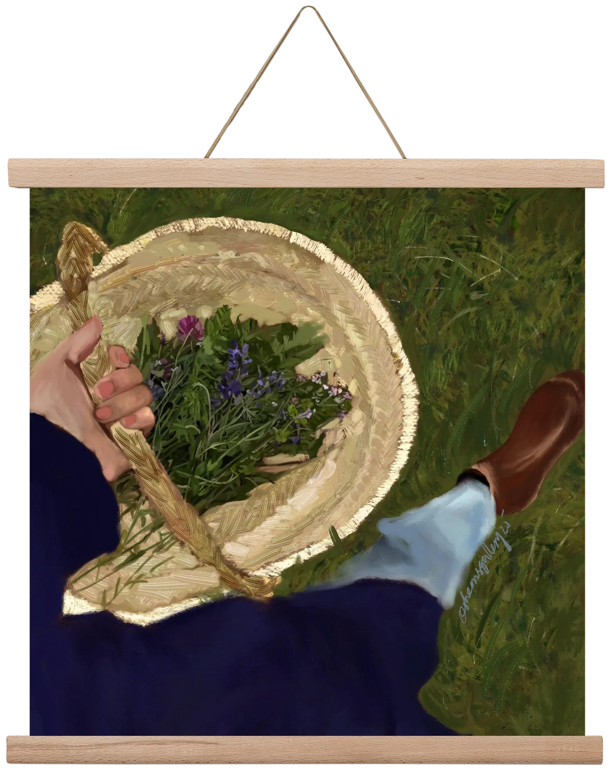 A BASKET OF FLOWERS - artbridge