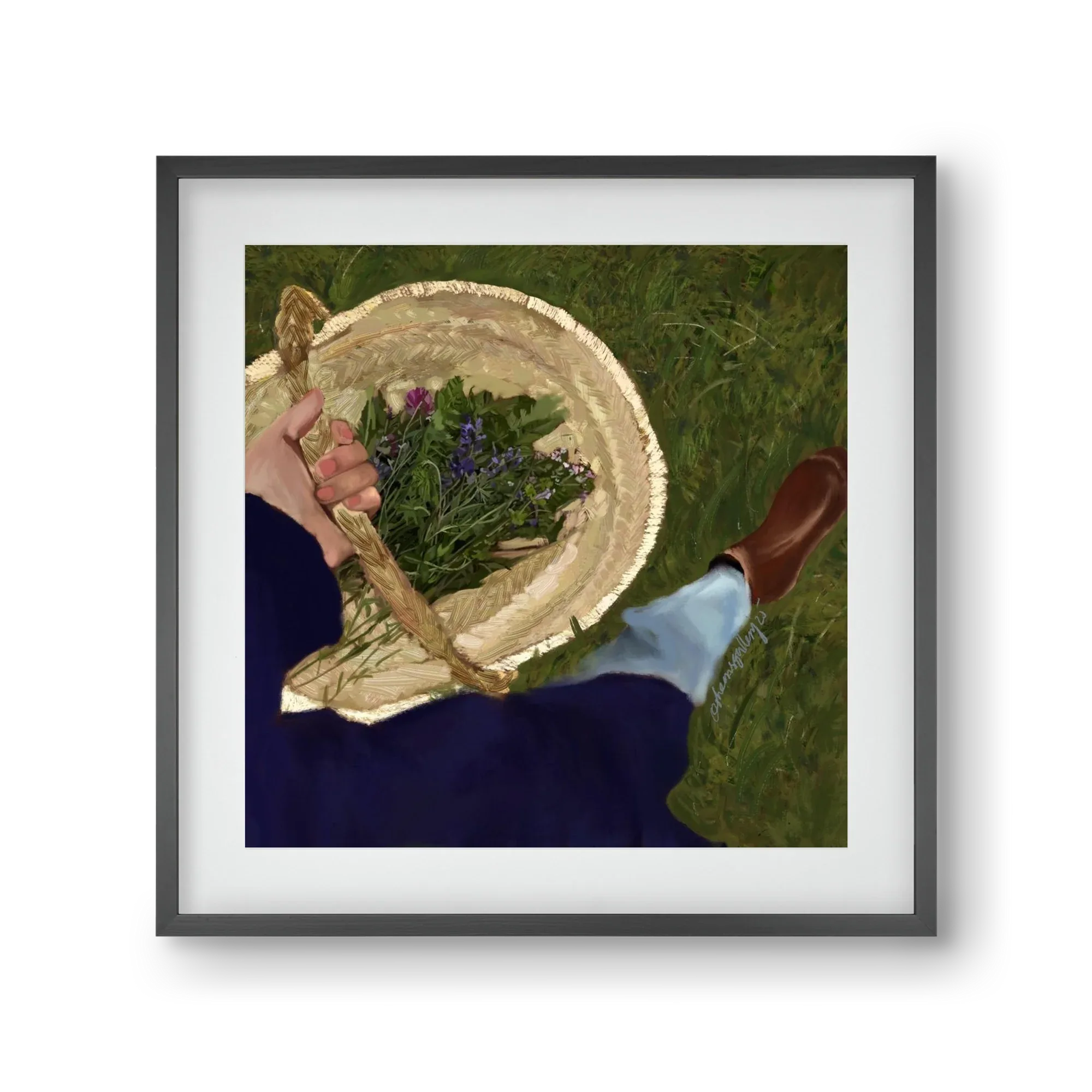 A BASKET OF FLOWERS - artbridge
