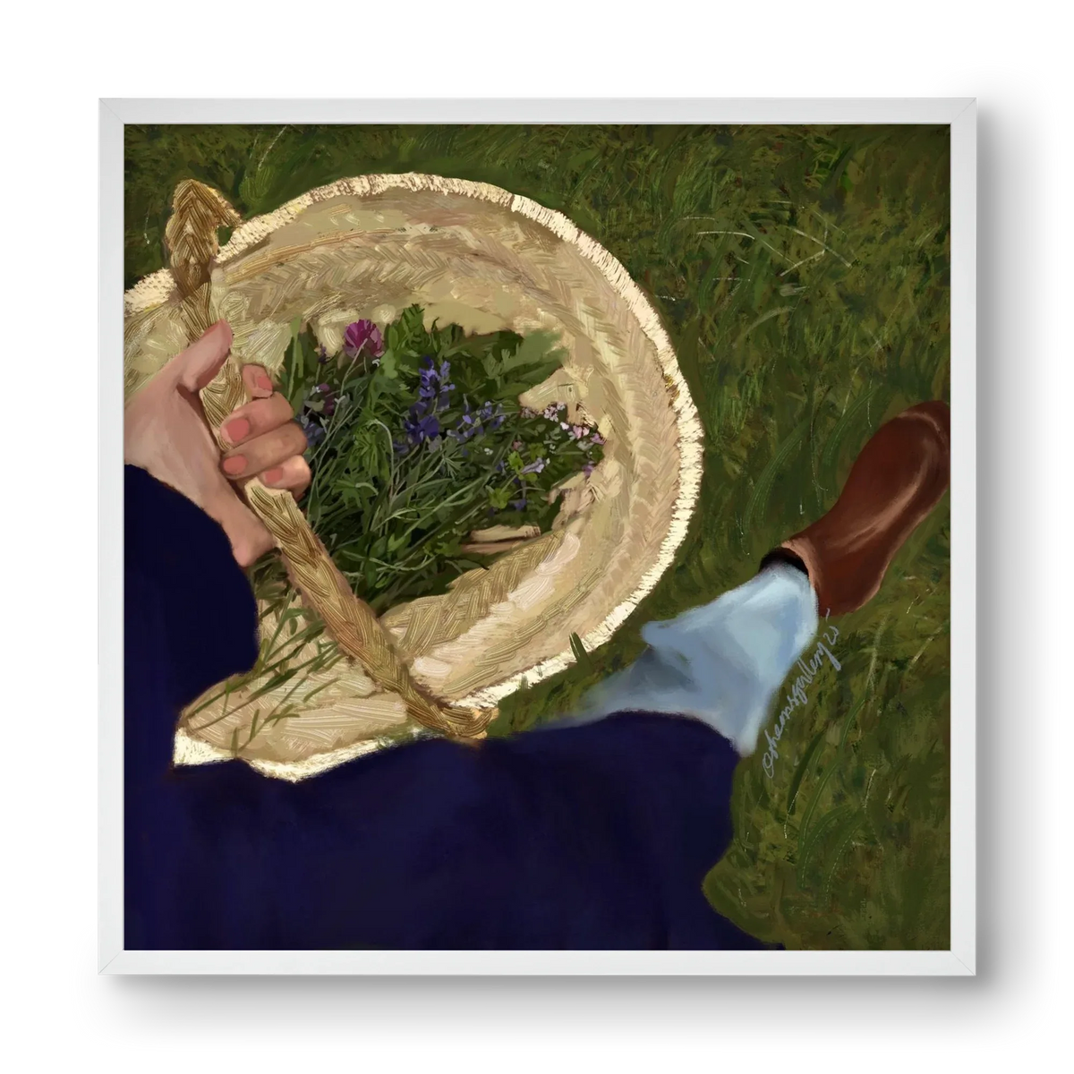 A BASKET OF FLOWERS - artbridge