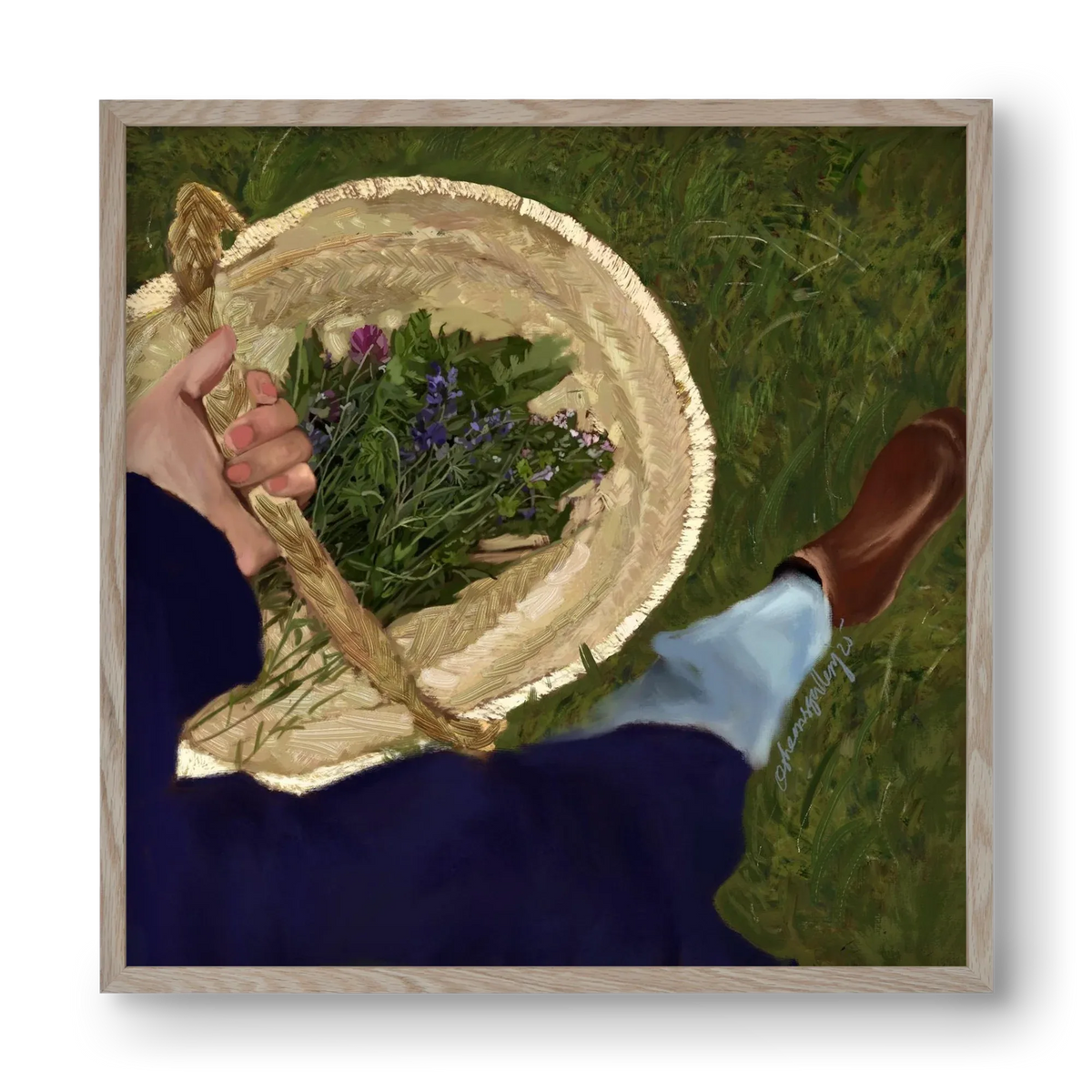 A BASKET OF FLOWERS - artbridge
