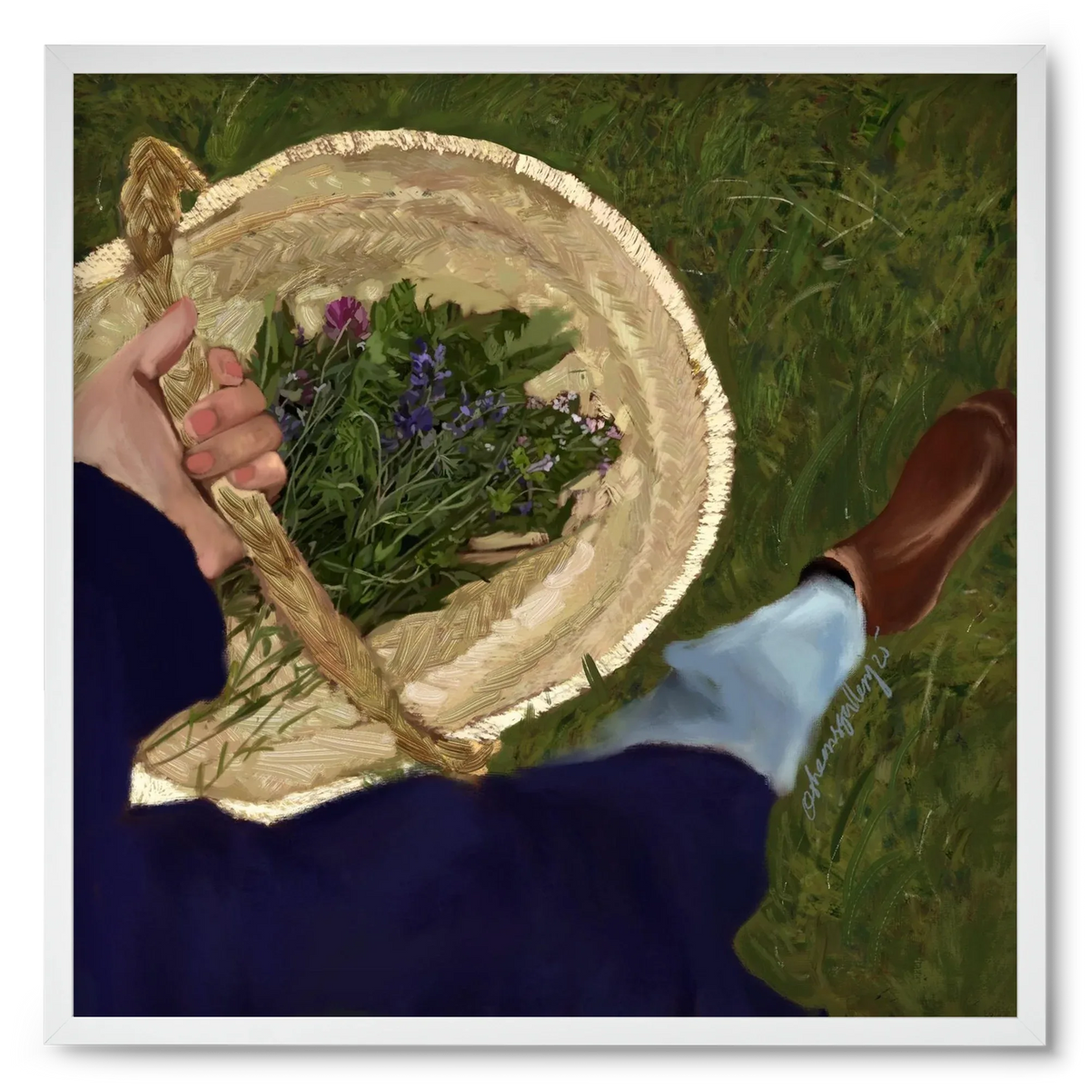 A BASKET OF FLOWERS - artbridge