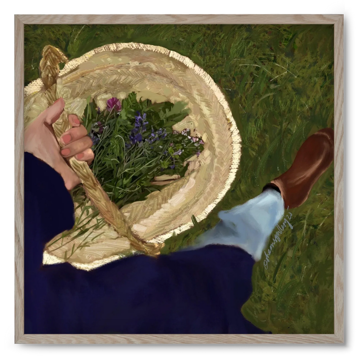 A BASKET OF FLOWERS - artbridge
