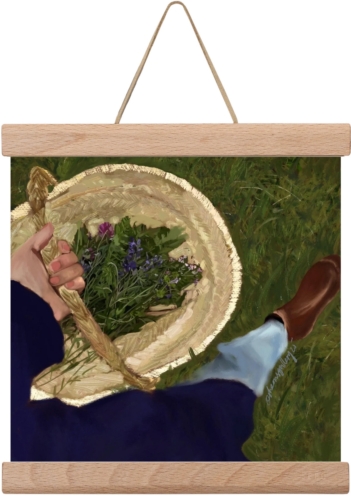 A BASKET OF FLOWERS - artbridge