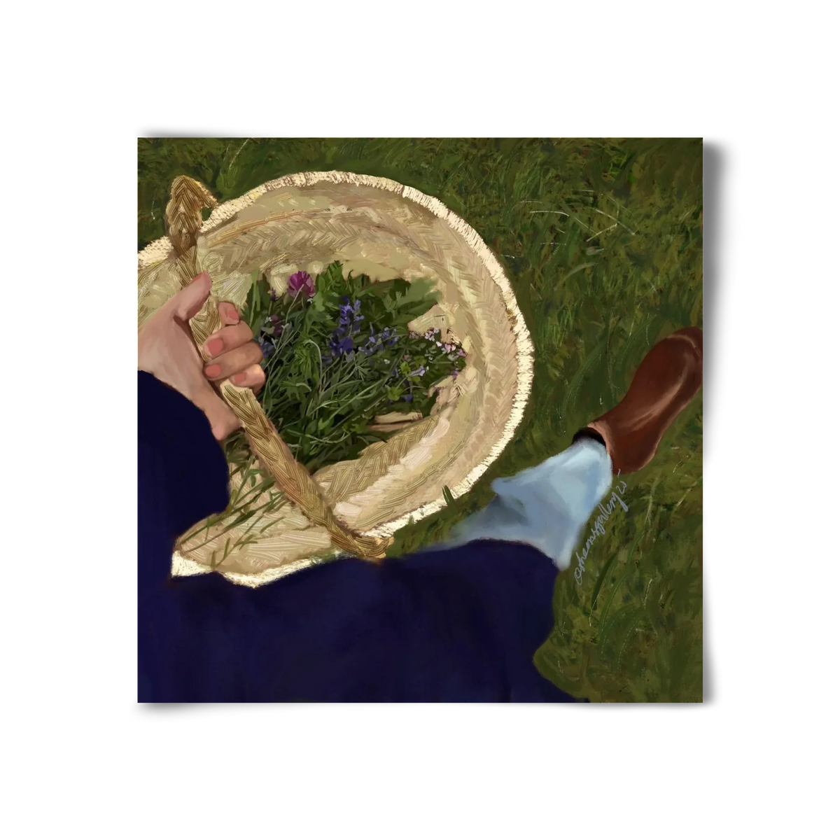 A BASKET OF FLOWERS - artbridge
