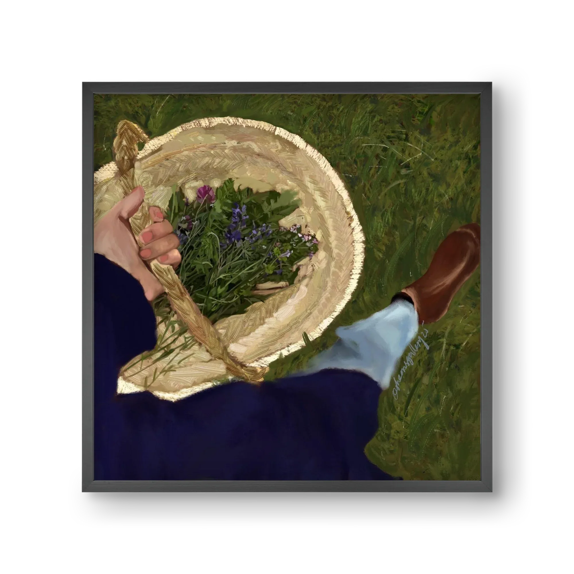 A BASKET OF FLOWERS - artbridge