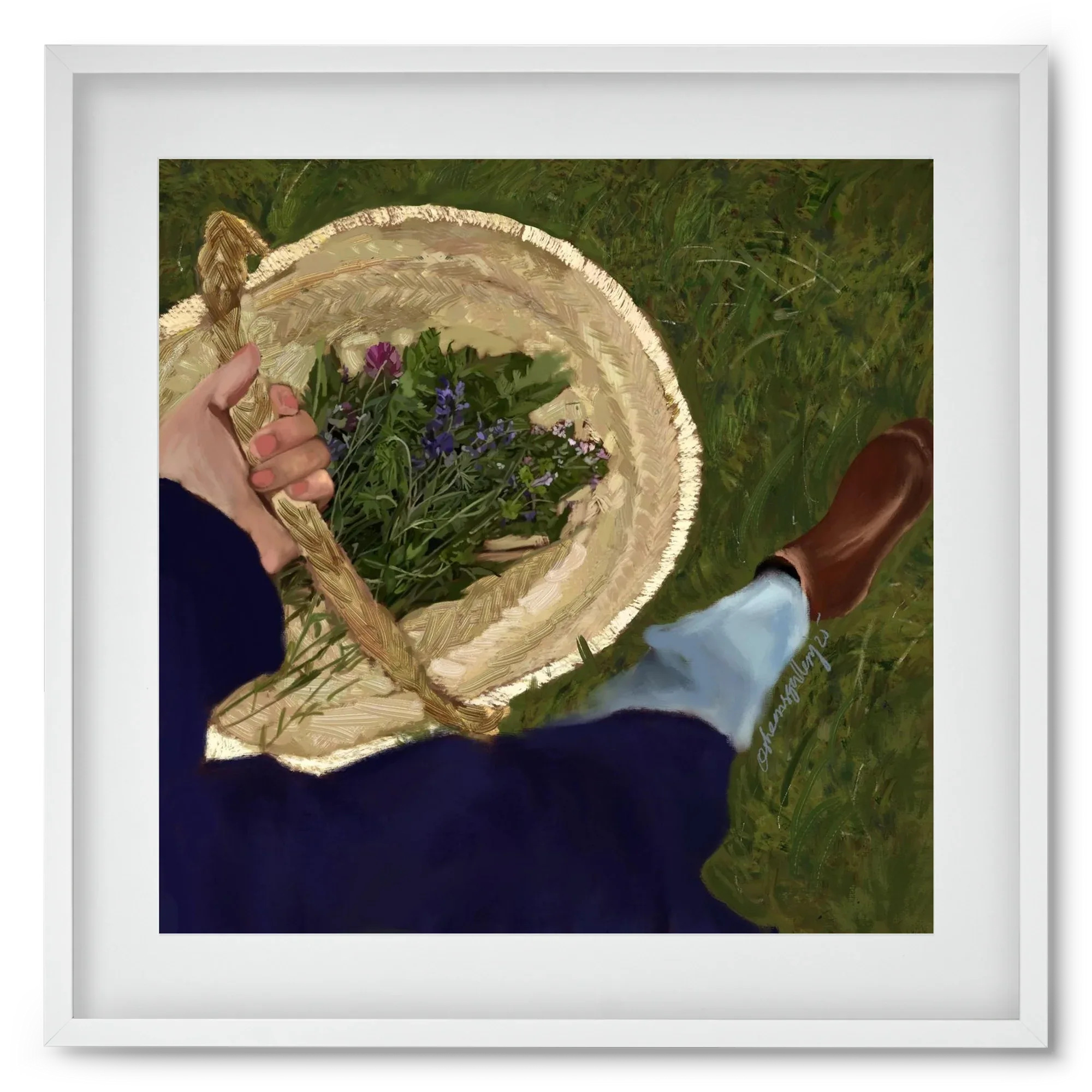 A BASKET OF FLOWERS - artbridge