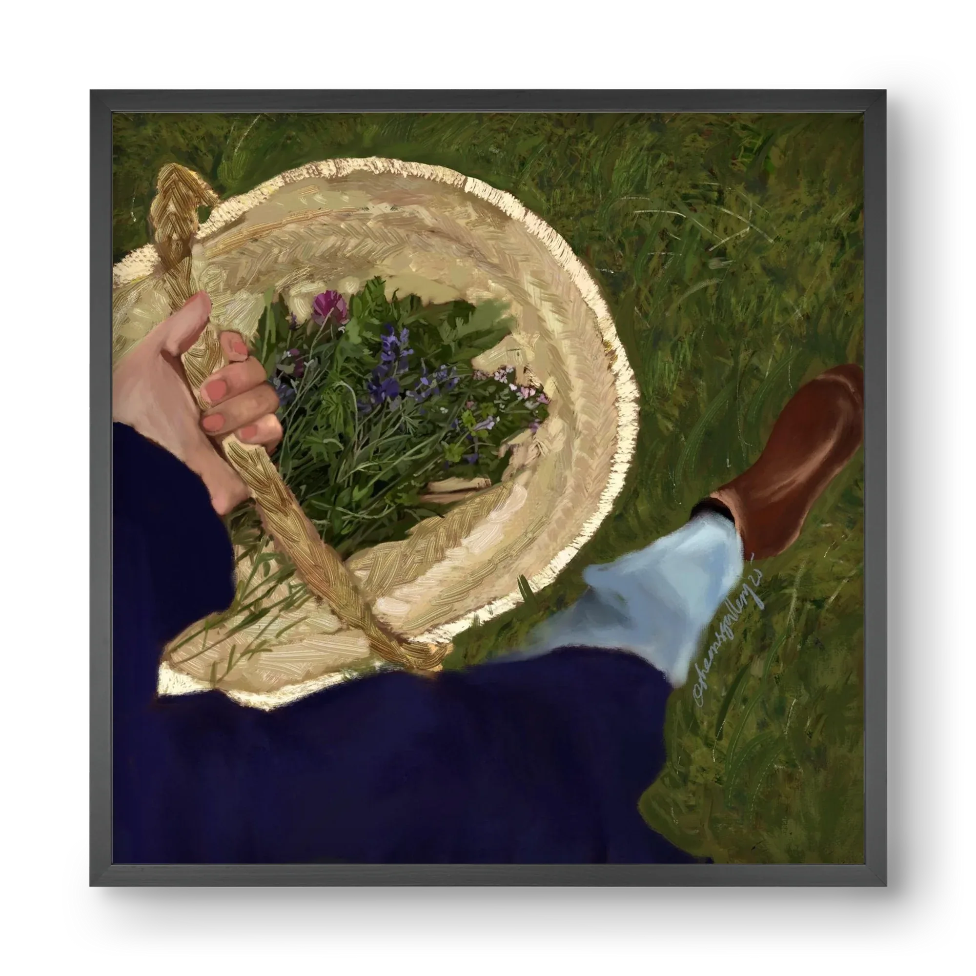 A BASKET OF FLOWERS - artbridge