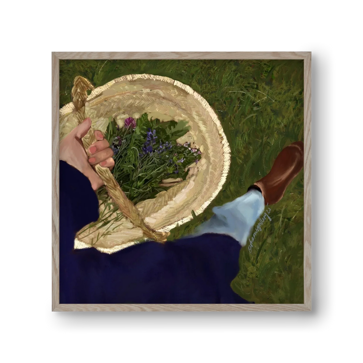 A BASKET OF FLOWERS - artbridge