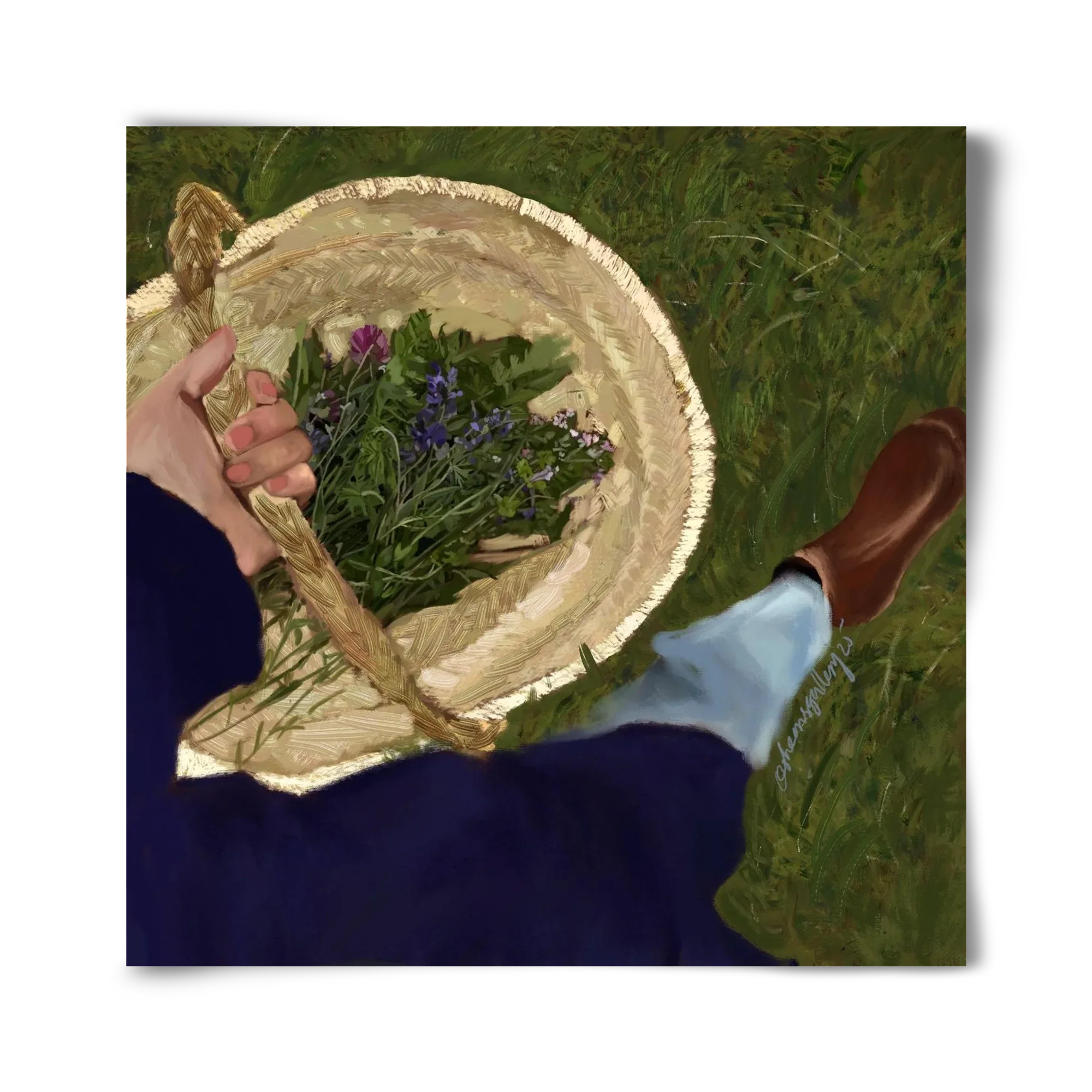 A BASKET OF FLOWERS - artbridge
