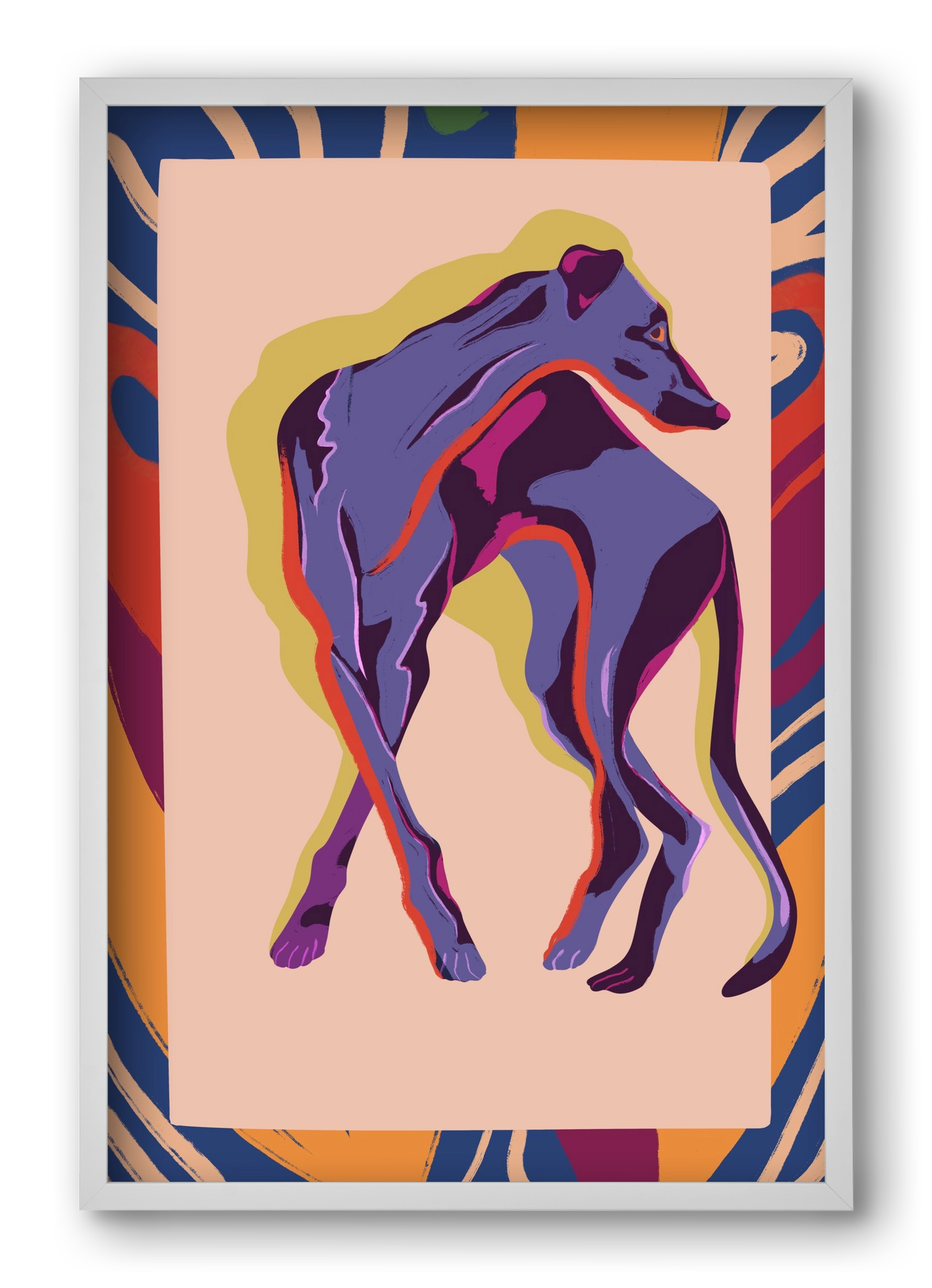 Goody, 40x60 cm (40x60 cm), Fehér keret