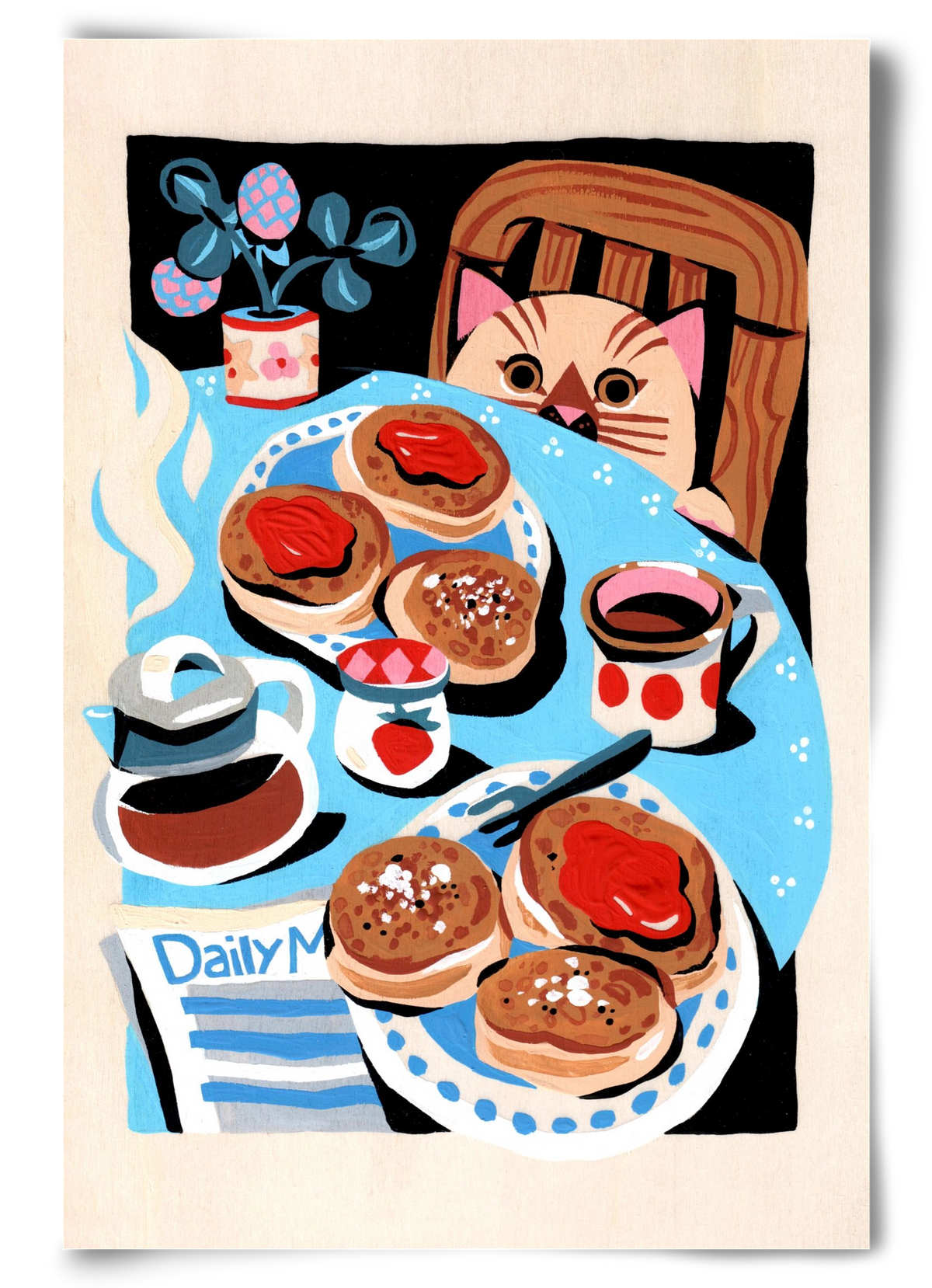 Brunch, 60x90 cm, Keret nélkül