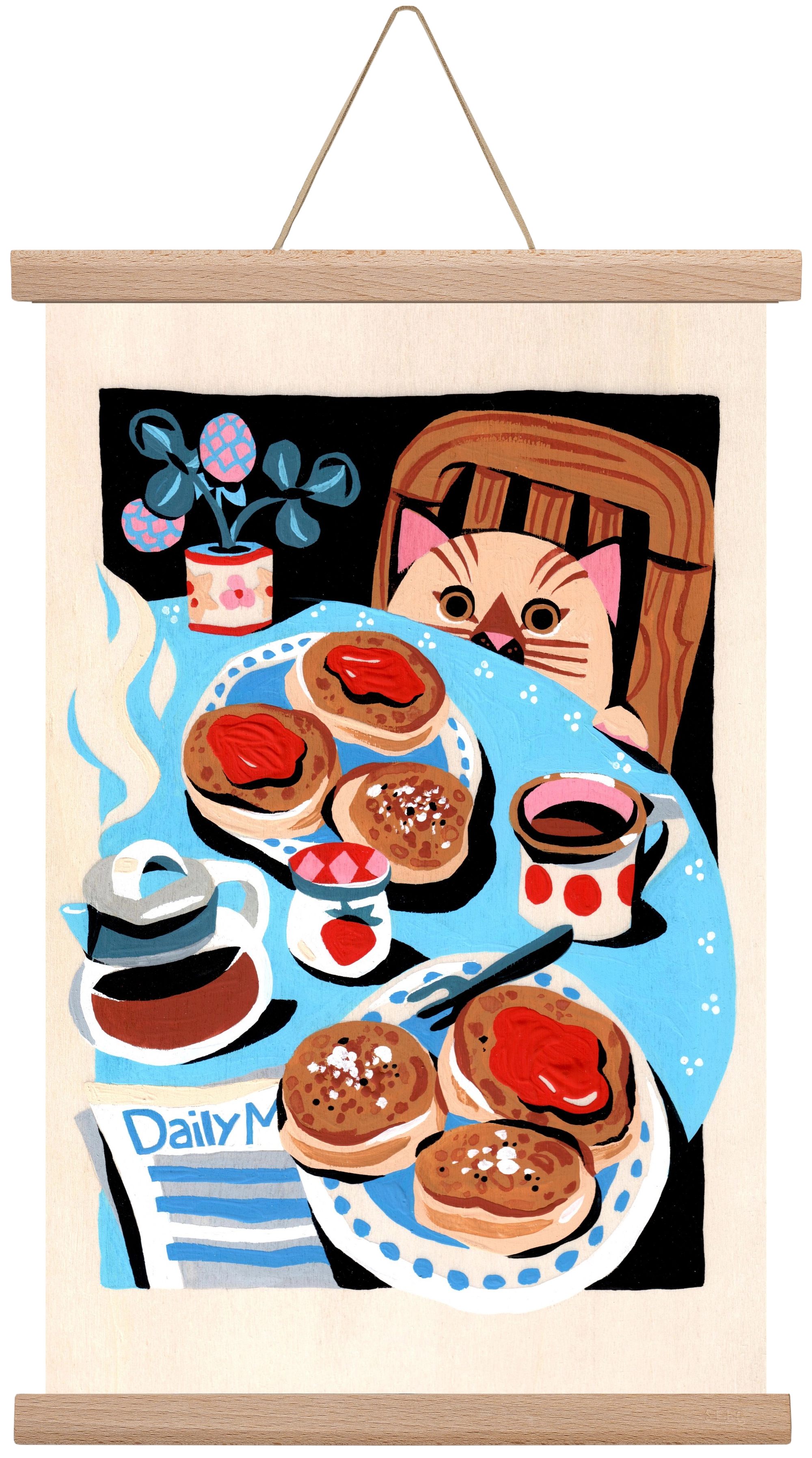 Brunch, 30x45 cm (30x45 cm), Tölgy akasztó