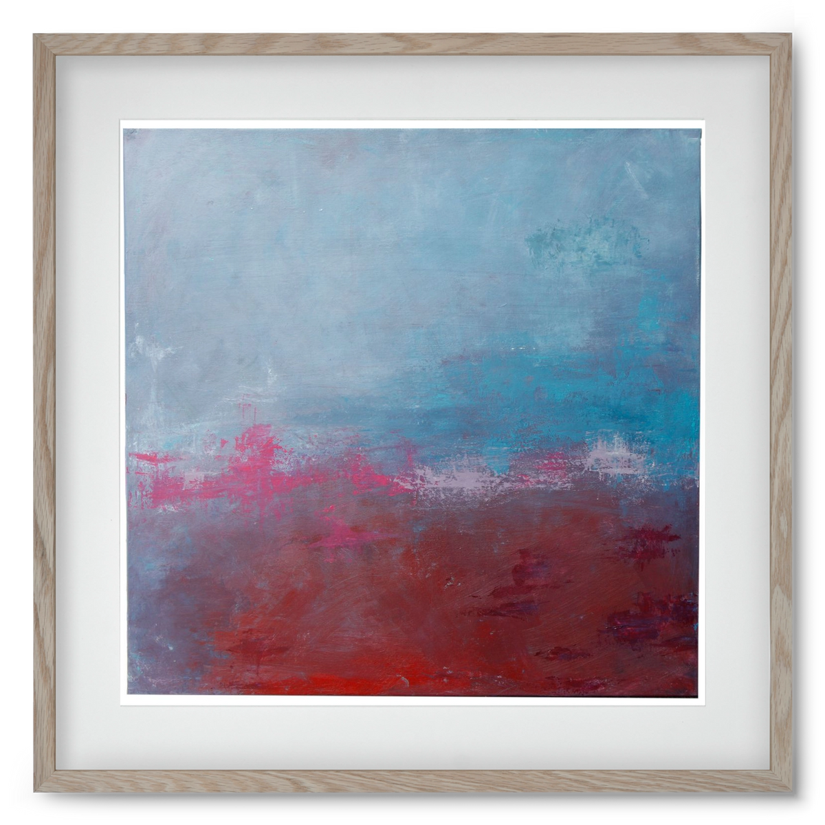 szabad, 50x50 cm (40x40 cm), Tölgy keret, paszpartuval