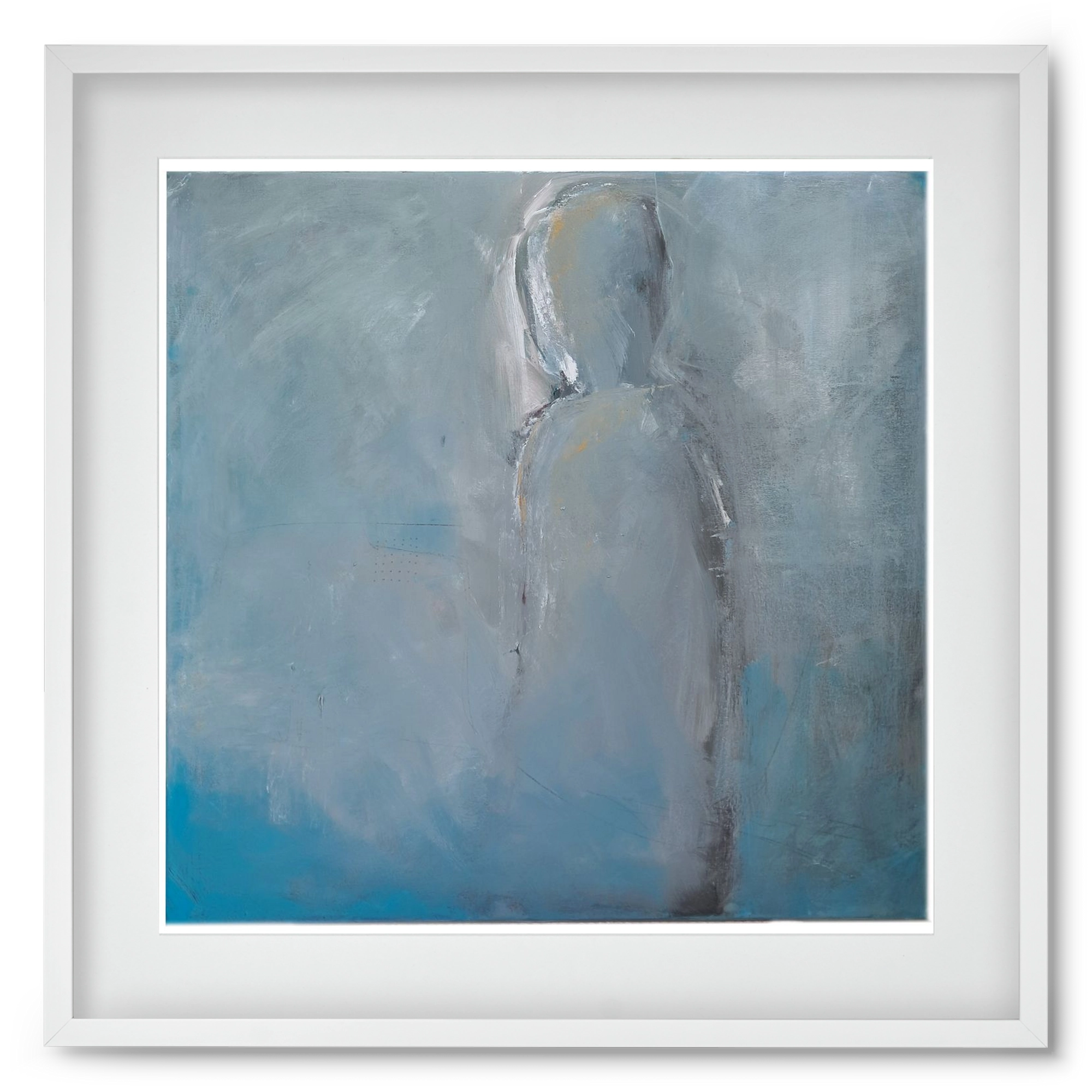 space, 50x50 cm (40x40 cm), Fehér keret, paszpartuval
