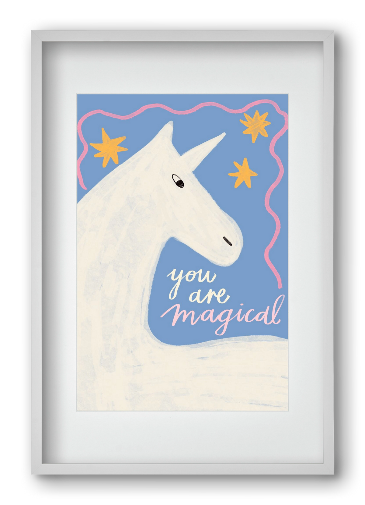 You are magical , 40x60 cm (30x45 cm), Fehér keret, paszpartuval