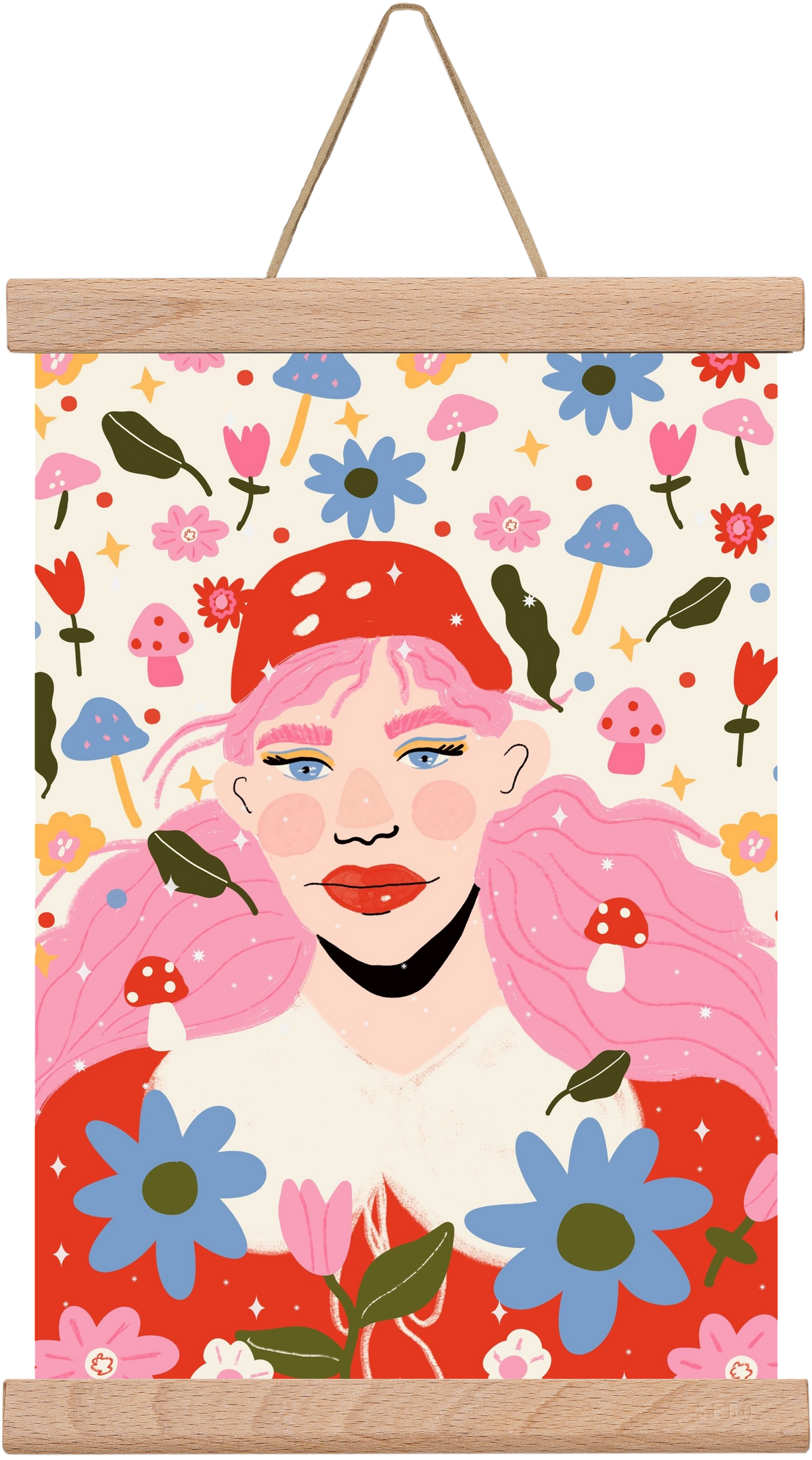 Blooming , 20x30 cm (20x30 cm), Tölgy akasztó