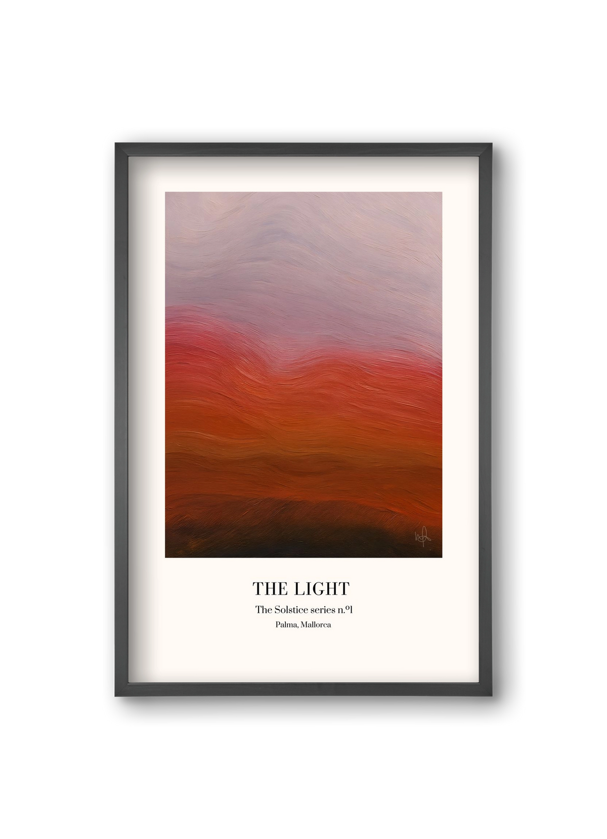 The Light, 20x30 cm (20x30 cm), Fekete keret