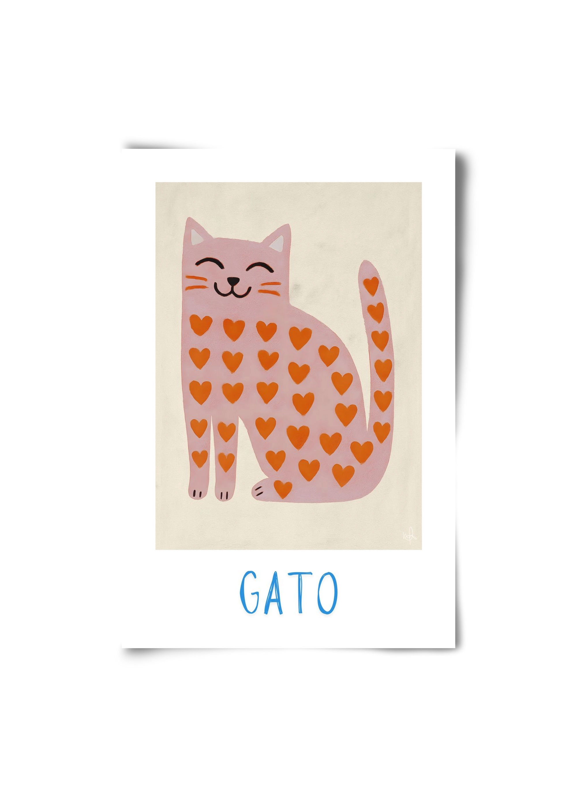Gato , 20x30 cm, Keret nélkül