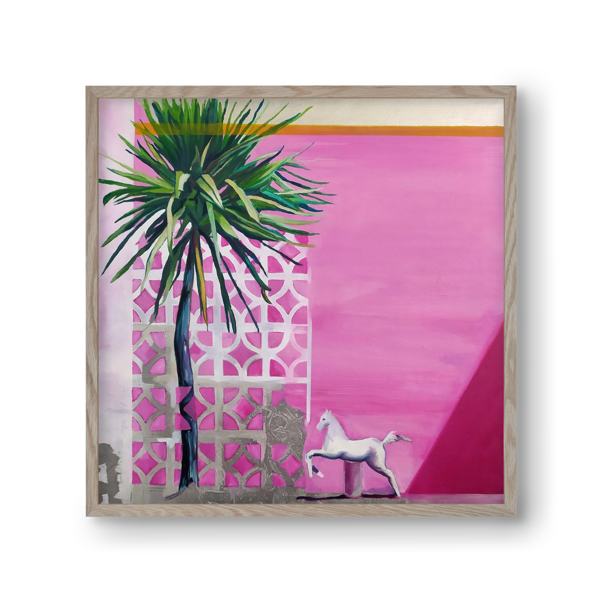 Breeze, 30x30 cm (30x30 cm), Tölgy keret