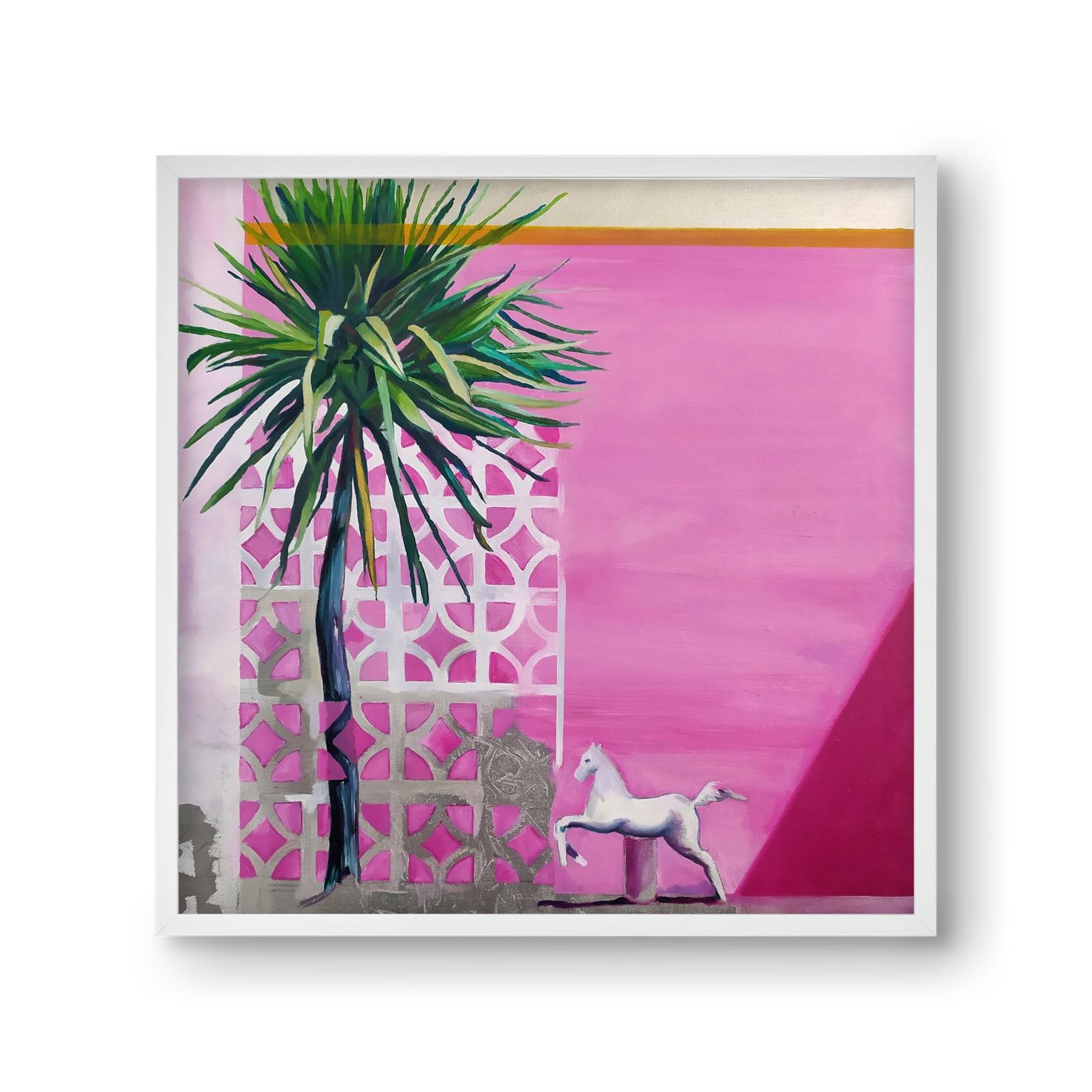 Breeze, 30x30 cm (30x30 cm), Fehér keret