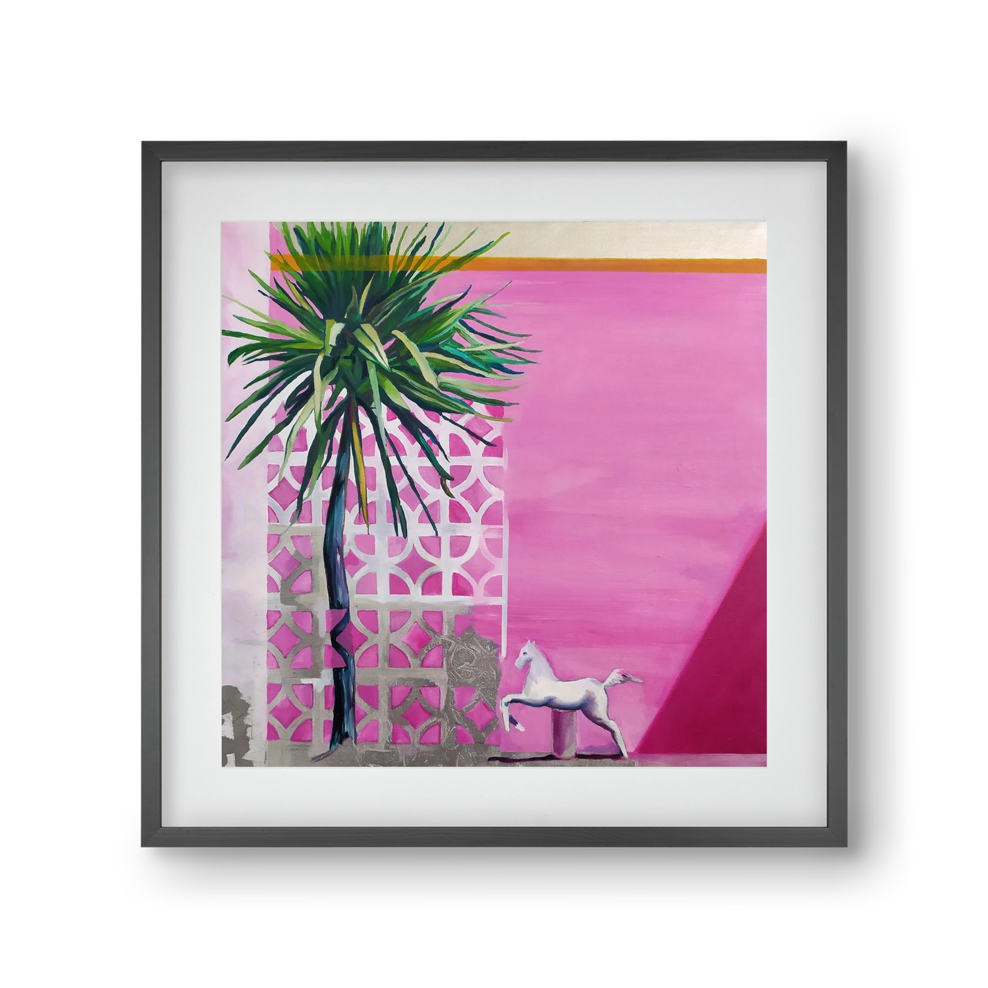 Breeze, 30x30 cm (20x20 cm), Fekete keret, paszpartuval