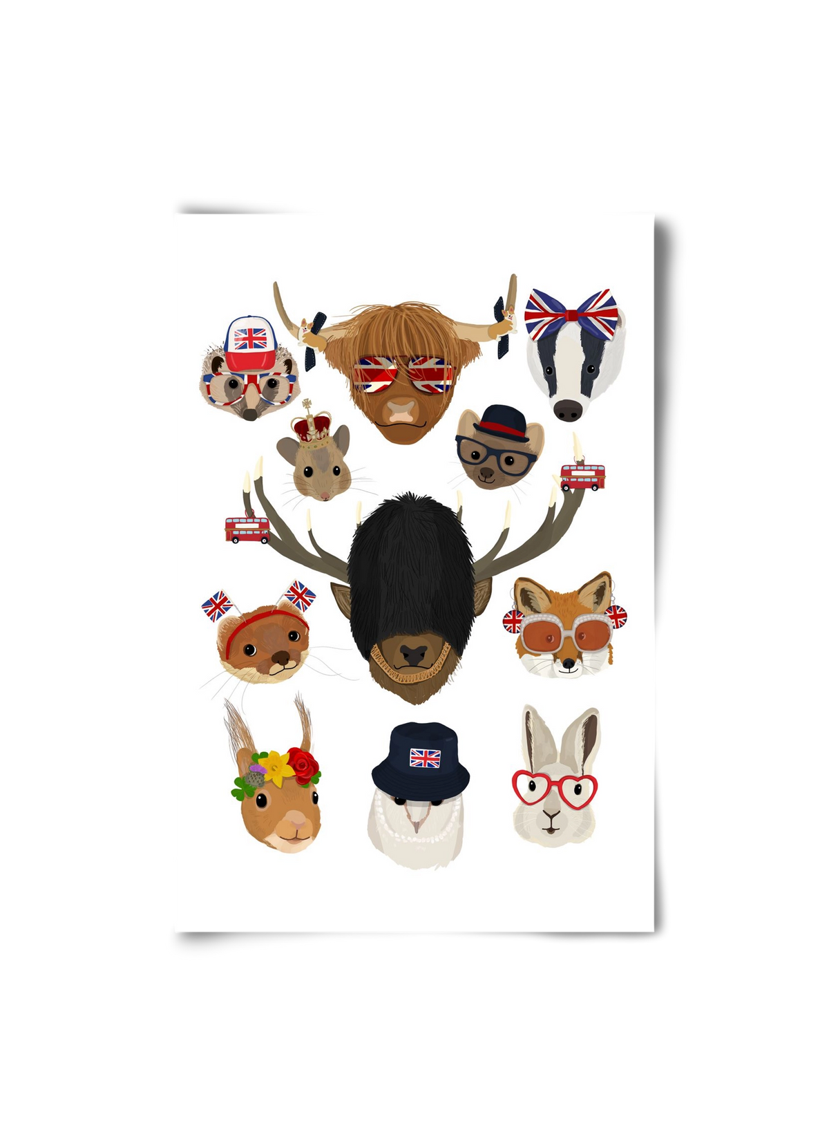 Animals of the planet United Kingdom, 20x30 cm, Keret nélkül