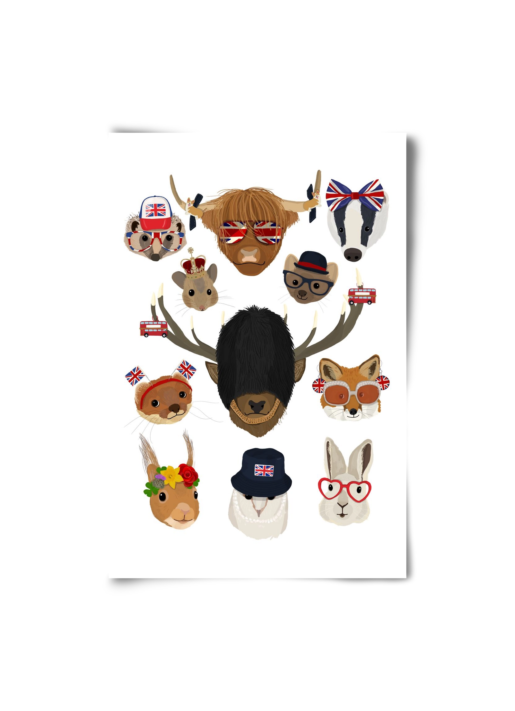 Animals of the planet United Kingdom, 20x30 cm, Keret nélkül