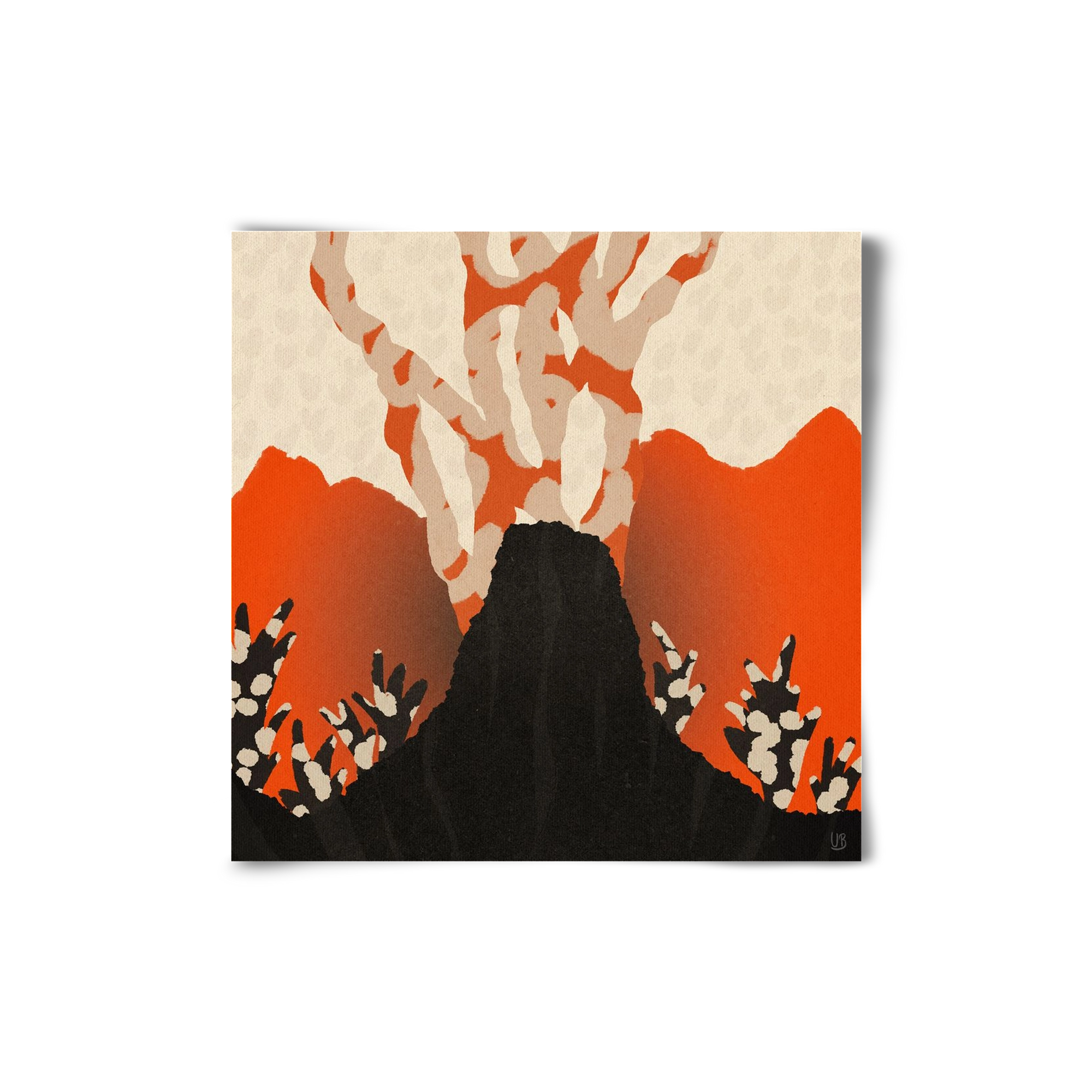 Volcanique, 20x20 cm, Keret nélkül