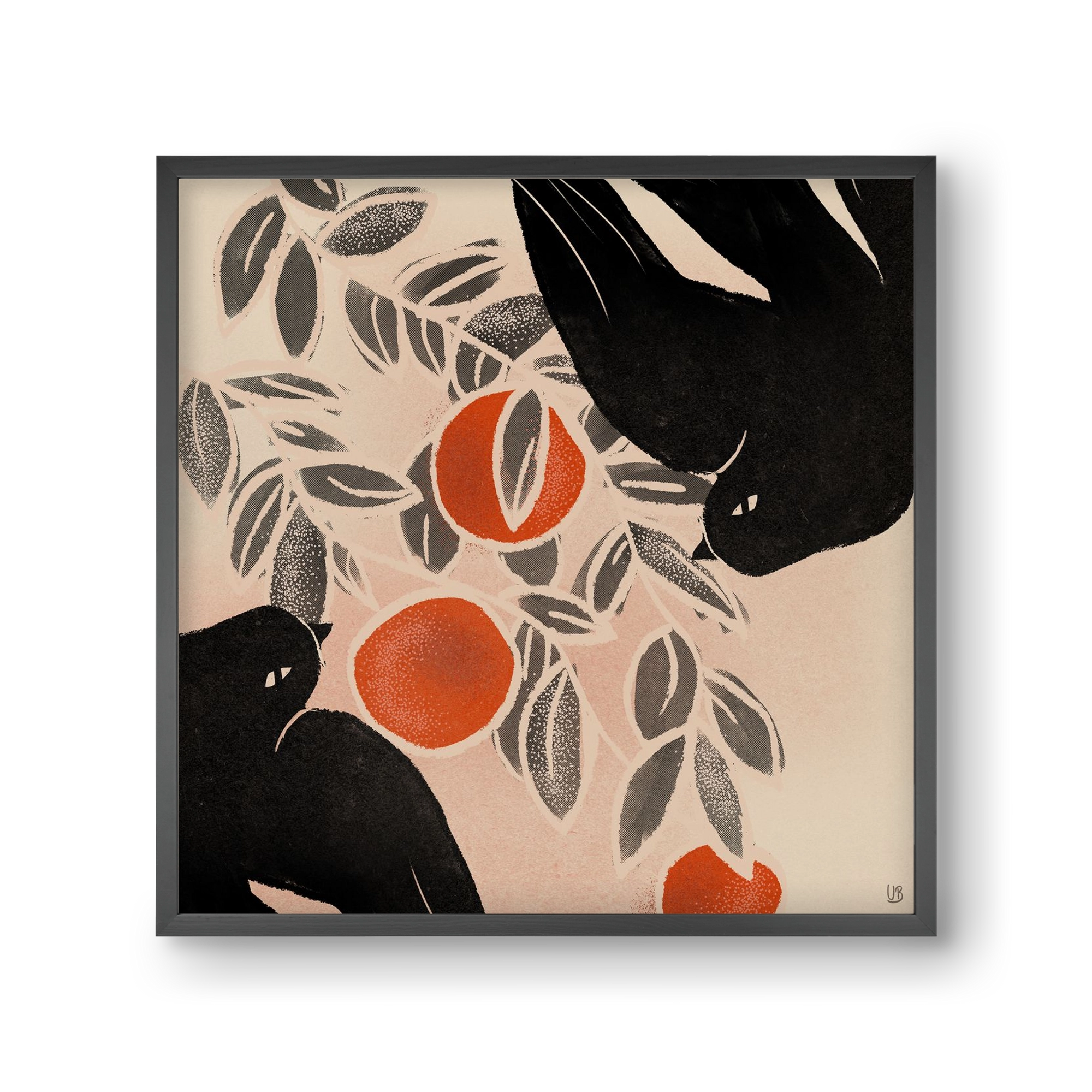 Fruits of autumn, 30x30 cm (30x30 cm), Fekete keret