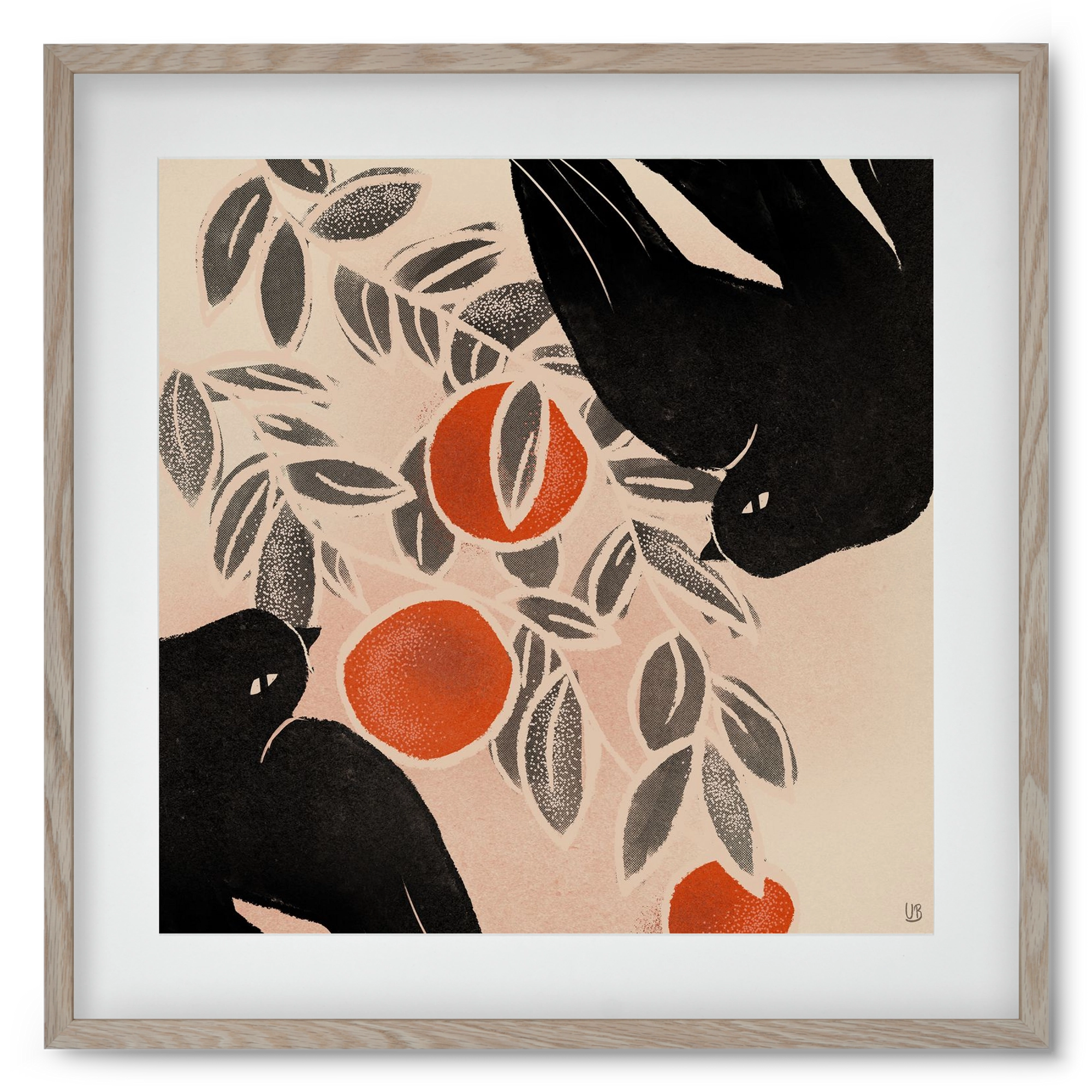 Fruits of autumn, 50x50 cm (40x40 cm), Tölgy keret, paszpartuval