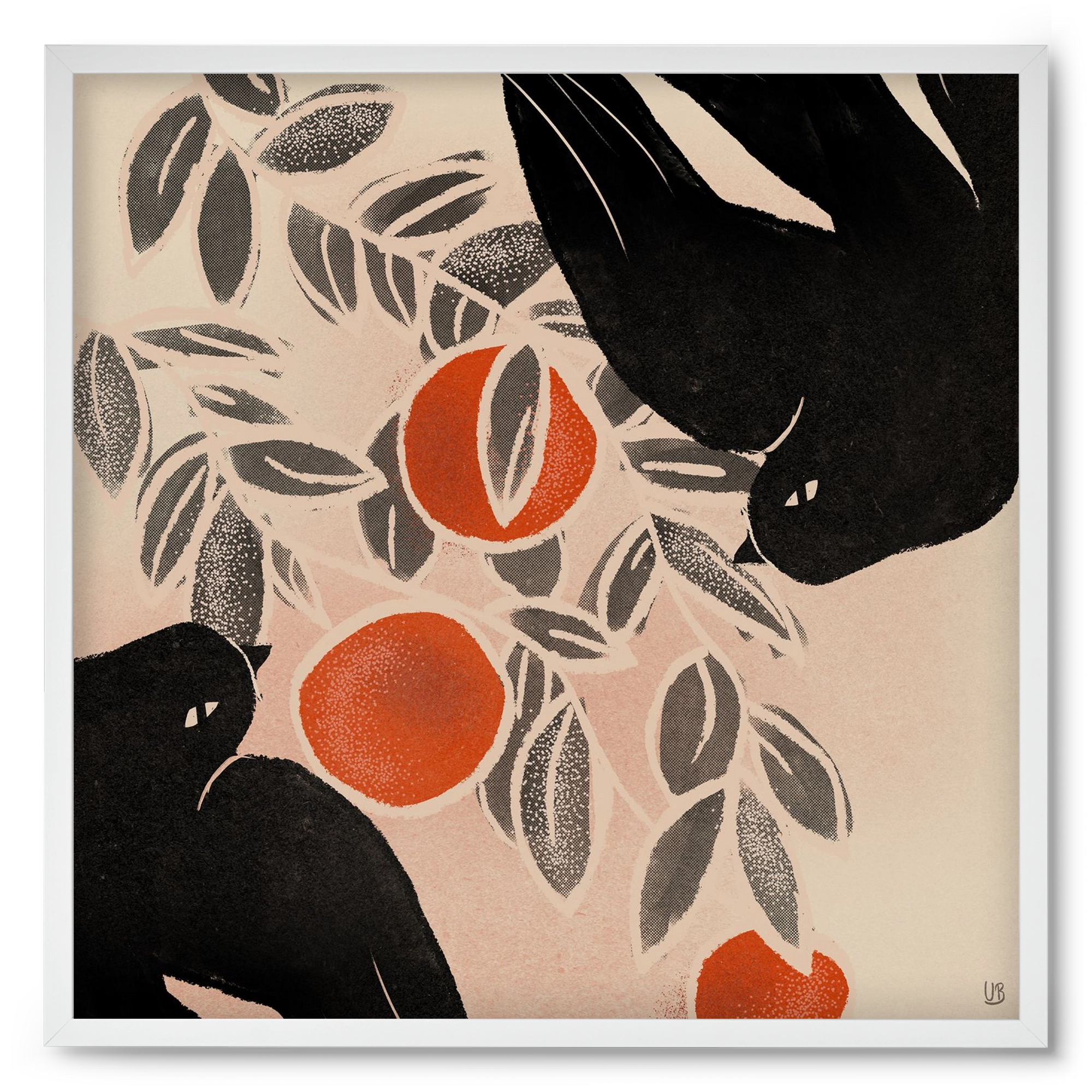 Fruits of autumn, 50x50 cm (50x50 cm), Fehér keret